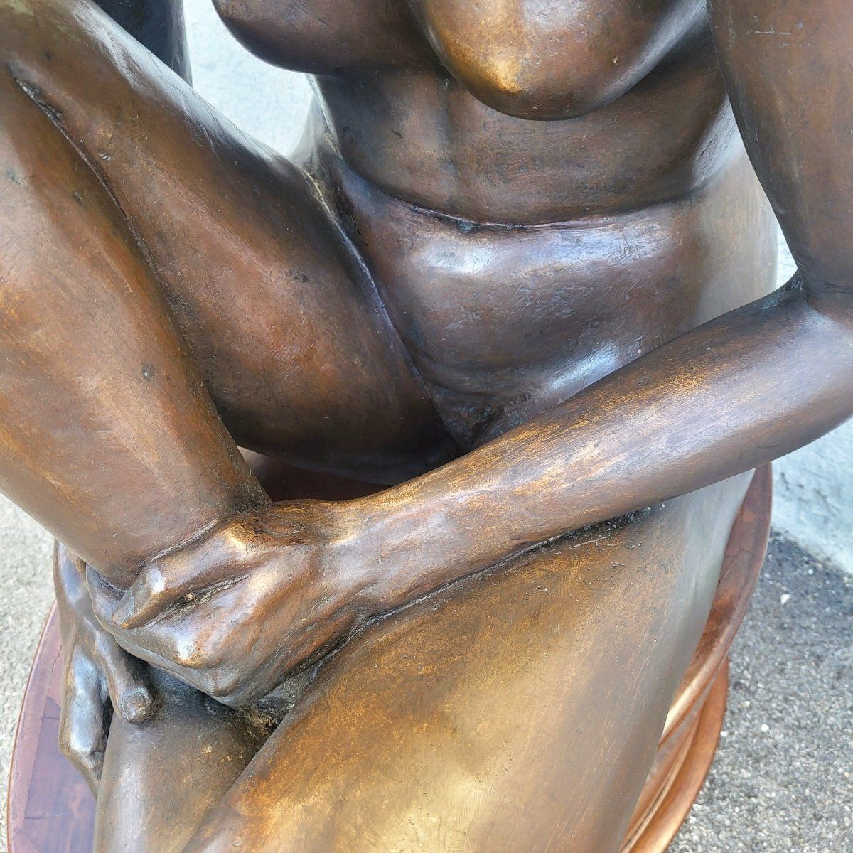 M Ventura, Nude Of A Woman, Signed Bronze, Late 20th Century photo 5400.0