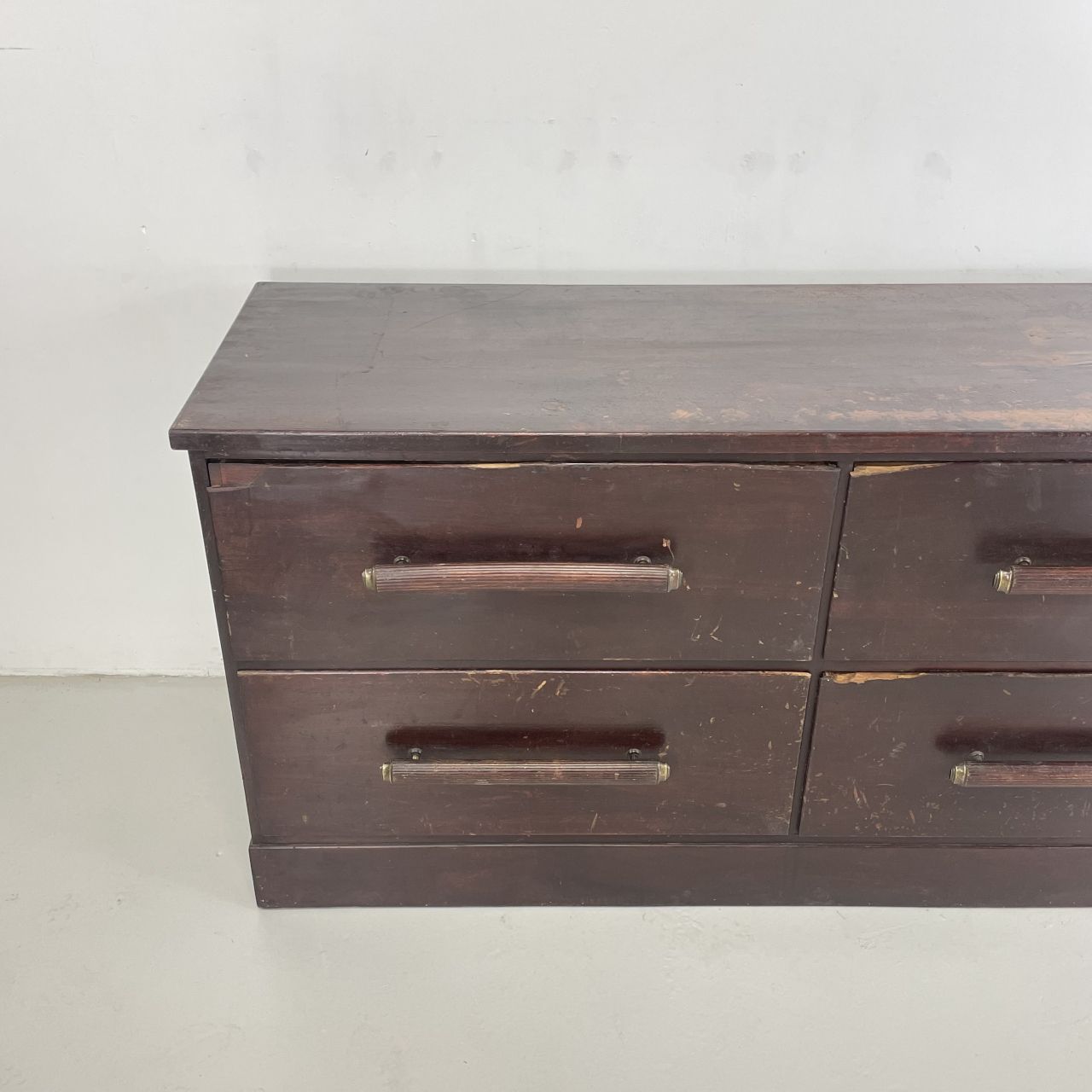 Victorian 4 Drawer Haberdashery Drapers Chest Of Drawers photo for sale