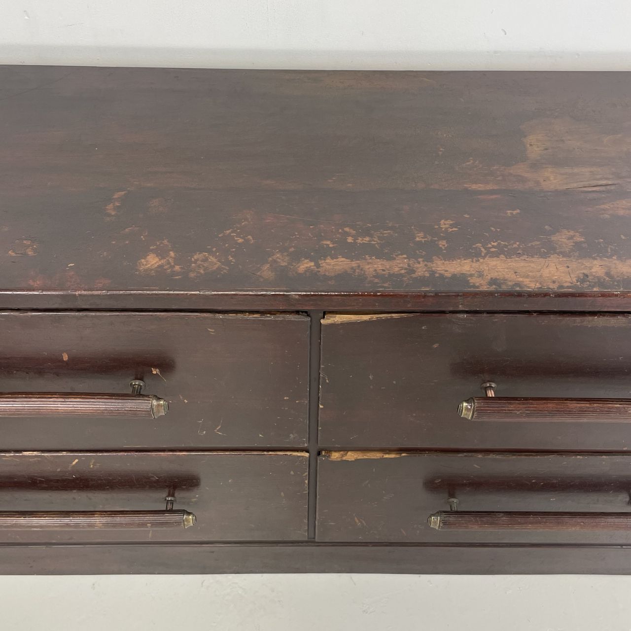 Victorian 4 Drawer Haberdashery Drapers Chest Of Drawers photo vinterior