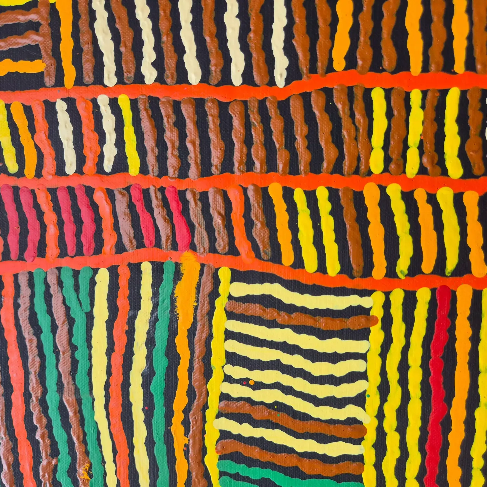 Art Maringka Baker, Minma Jukurrpa, Acrylic On Canvas, 2013 photo