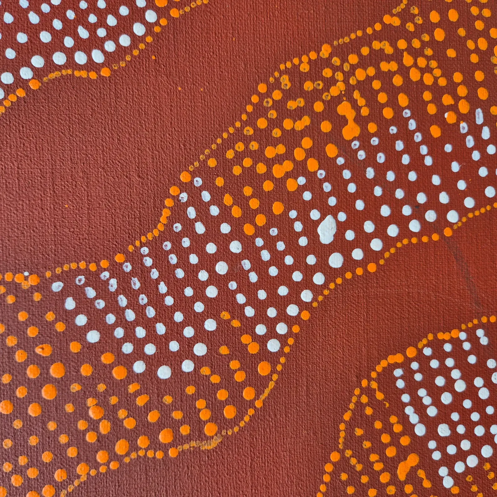 Julie Nangala Robertson, Ngapa Jukurrpa, Acrylic On Canvas, 2015 photo Art