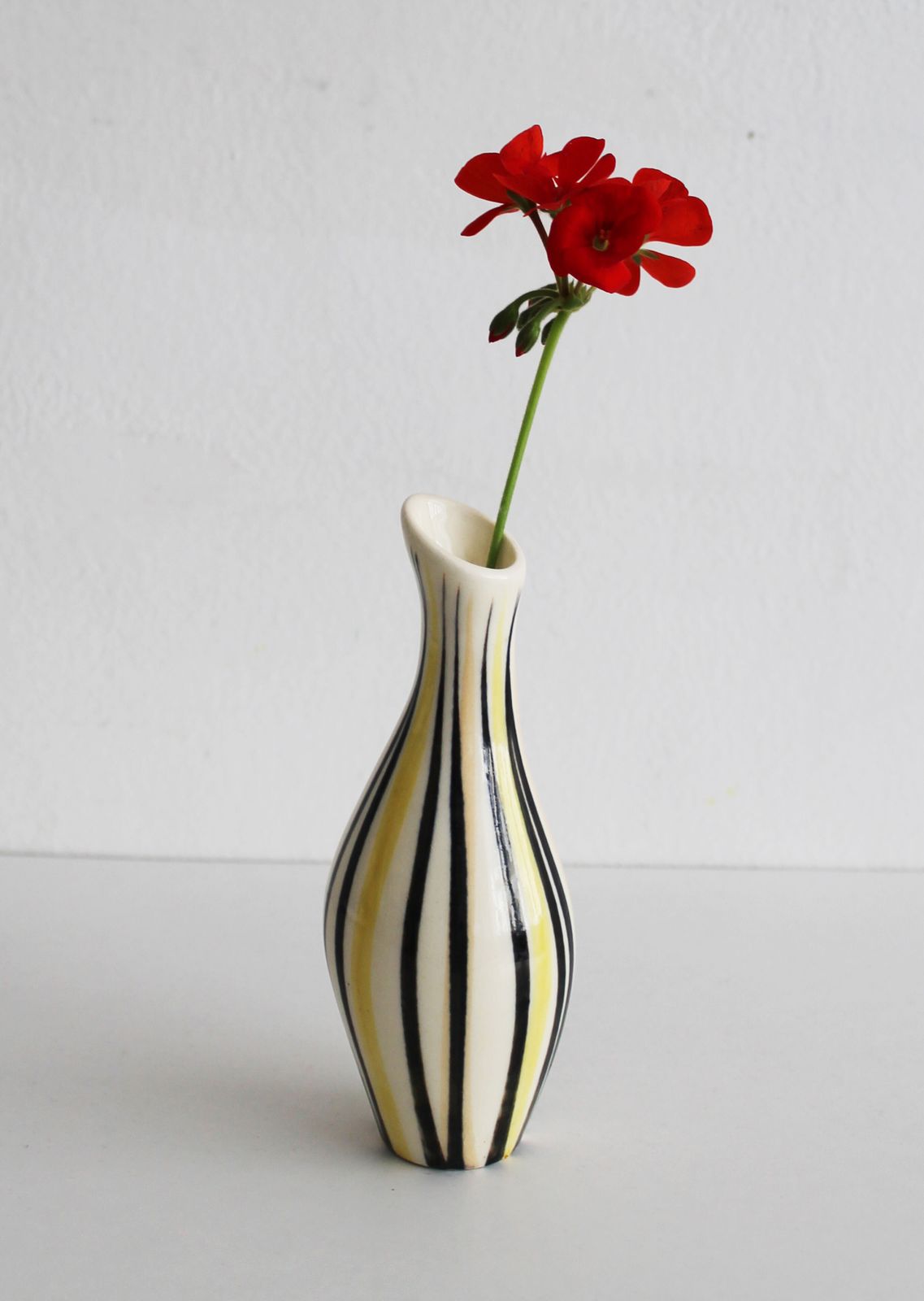 photo for sale 1950's Flower Vase By Jarmila Formankova For Ditmar Urbach