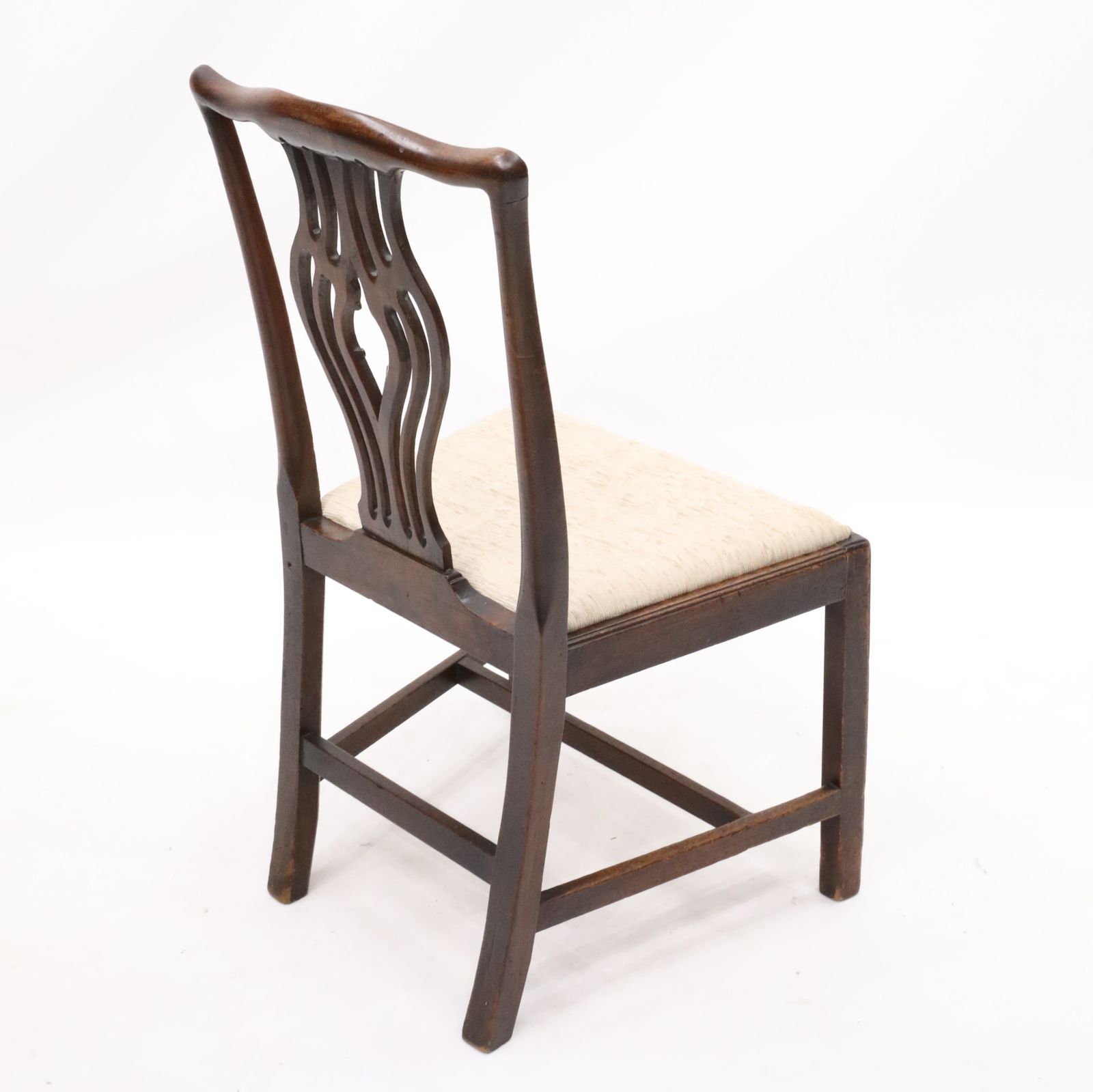 2 Oak Georgian Dining Hall Bedroom Chairs Drop In Seat Free Uk Delivery photo 267.0