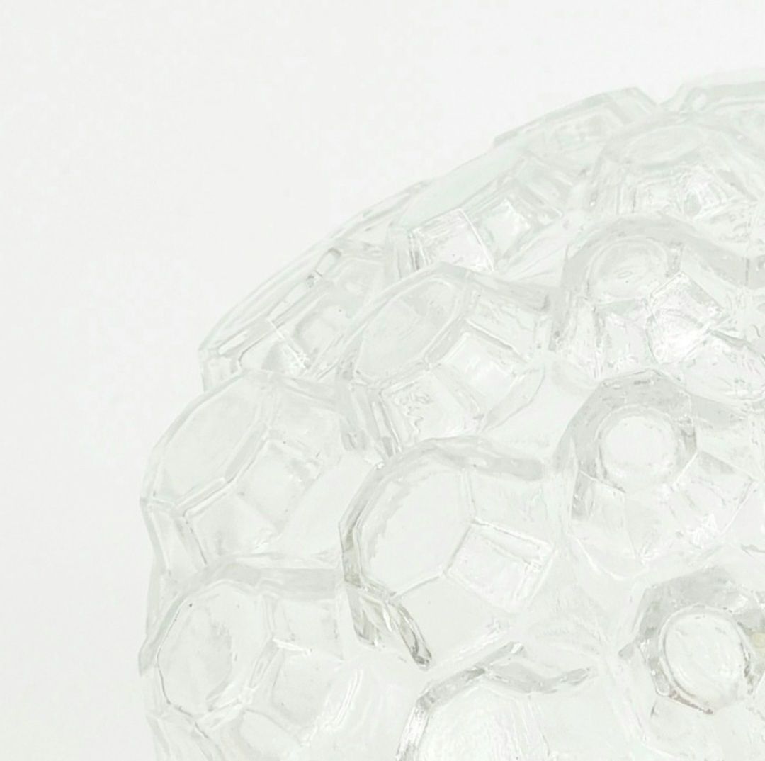 Pair Of Mid Century Diamond Glass Wall Lights By Helena Tynell For Limburg, Germany, 1960s photo vinterior