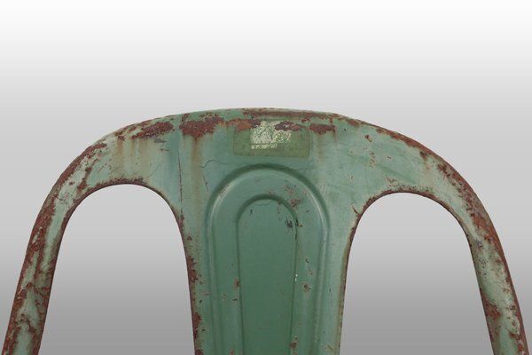 Vintage Green Model A Chairs From Tolix, France, 1950s, Set Of 4 photo furniture