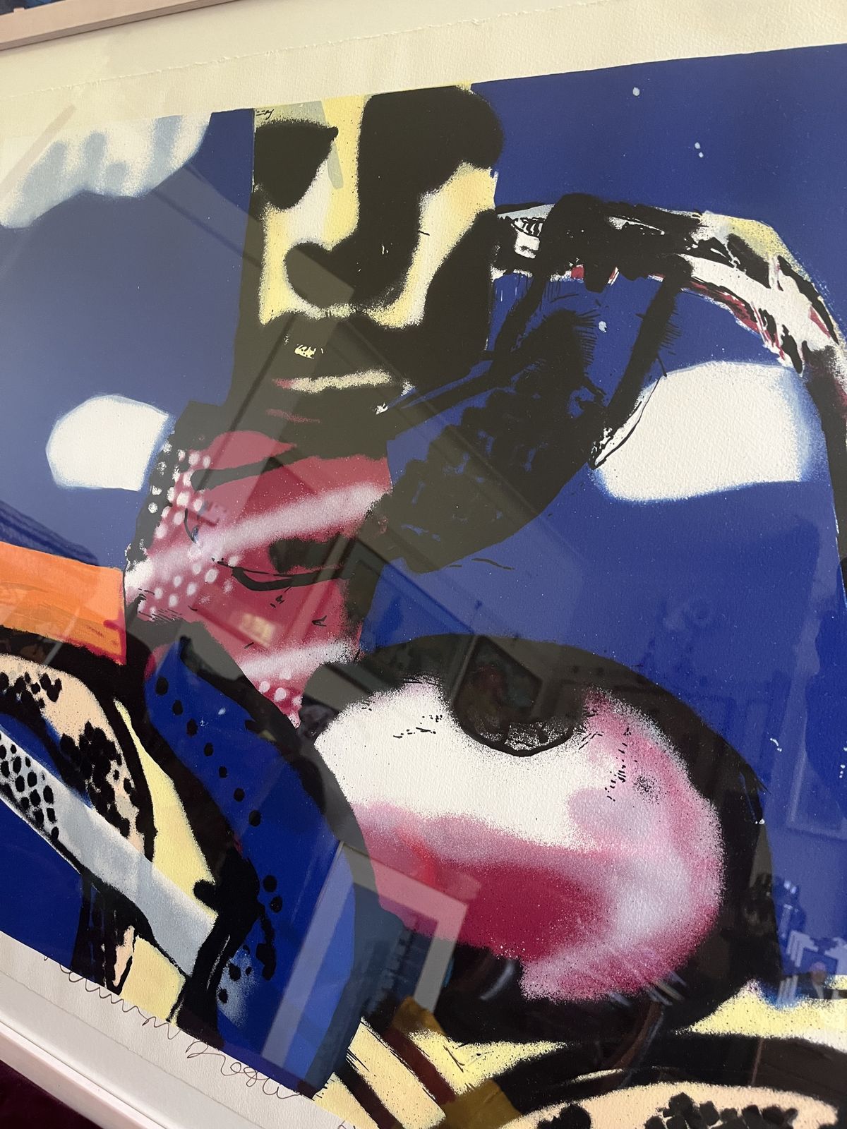 De Motorrijder The Motorcyclist Large Limited Edition Signed Herman Brood Screenprint photo buy