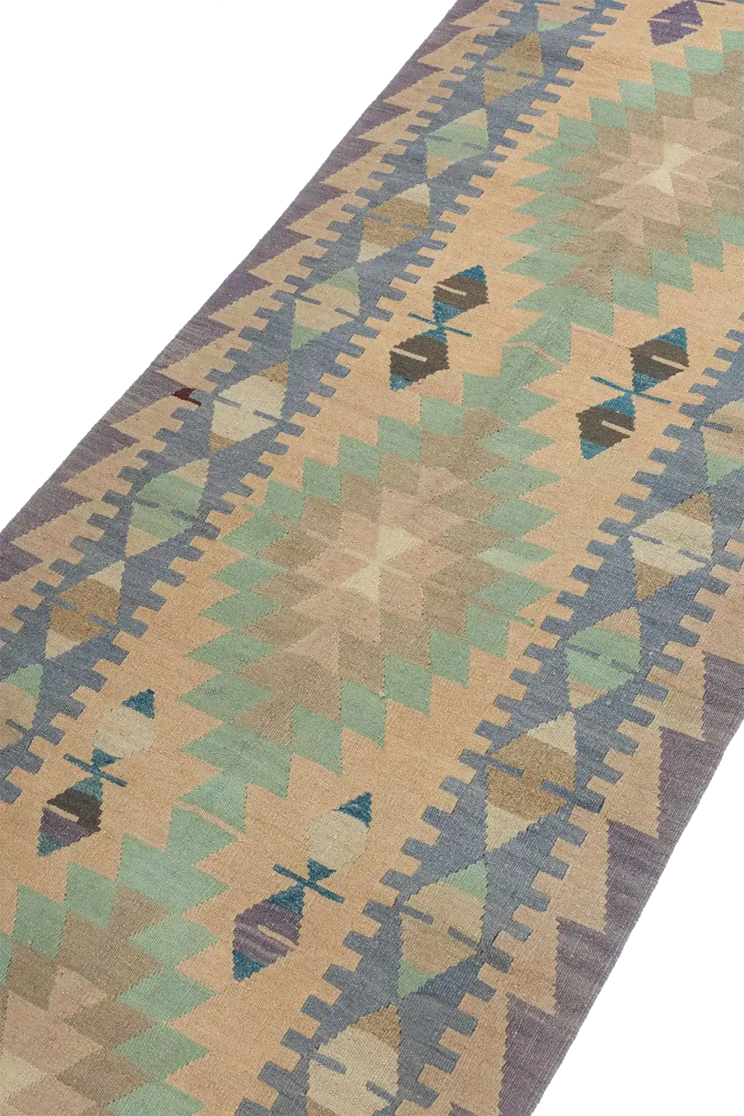 Usak Vintage Kilim 306x85cm, 1960s photo for sale
