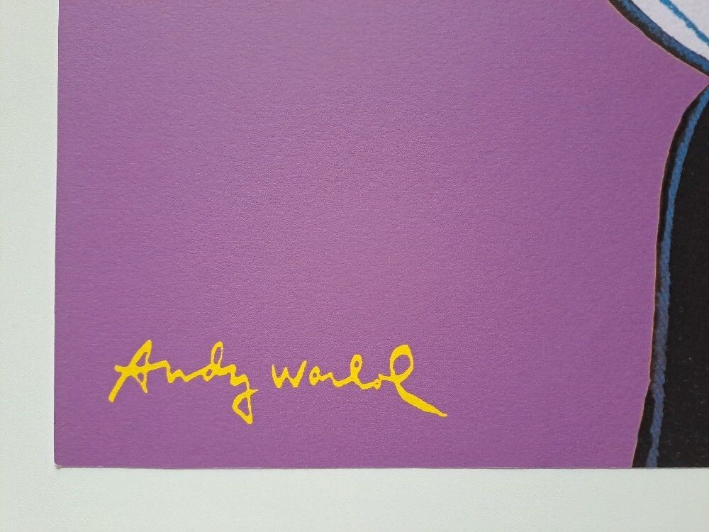 1980er Andy Warhol Signierte Limitierte Lithographie Mickey Mouse photo for sale