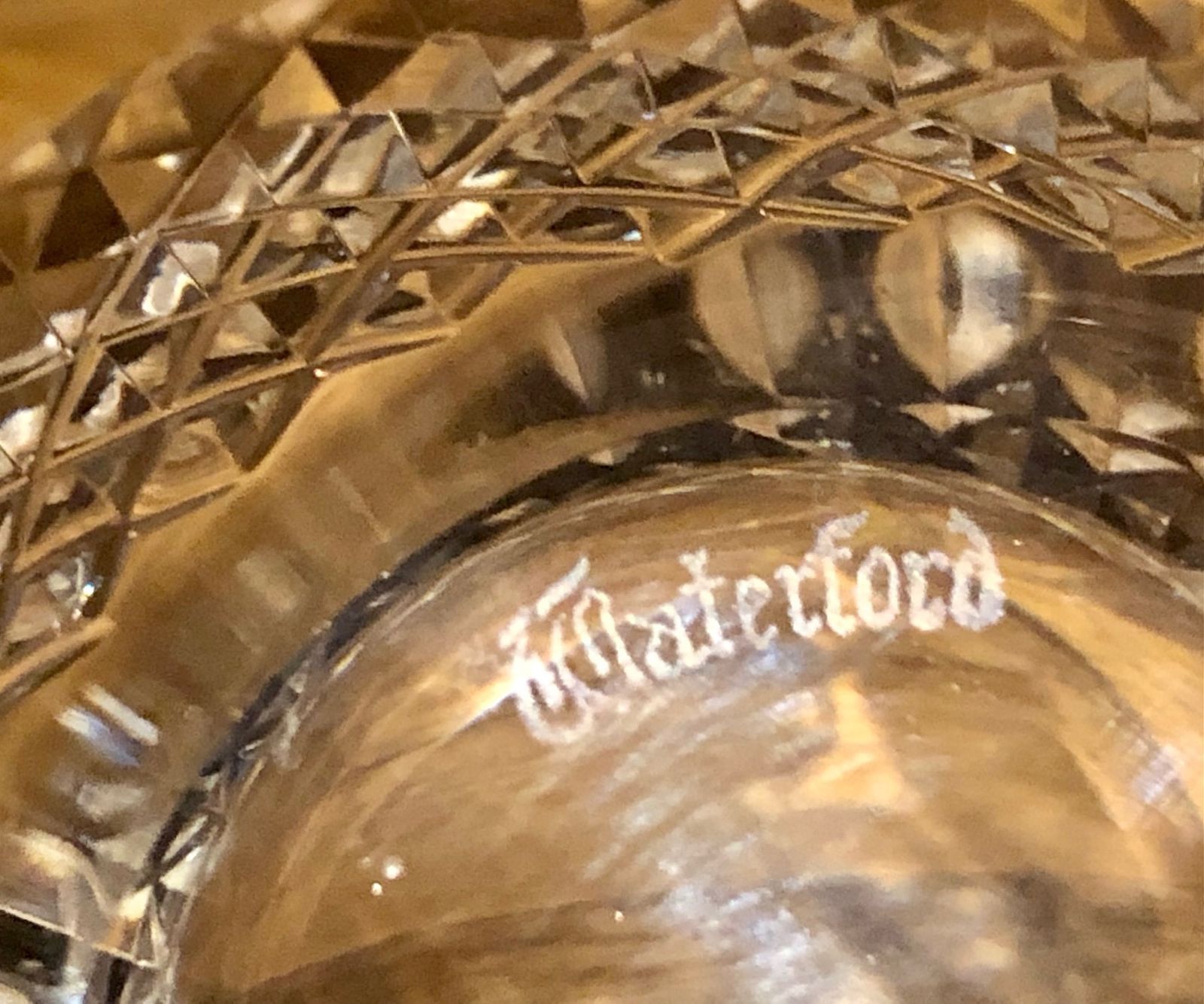 Waterford Crystal Colleen Old Fashioned Glass   Pre 2000   7 Of These Available  Price Is For One photo vinterior