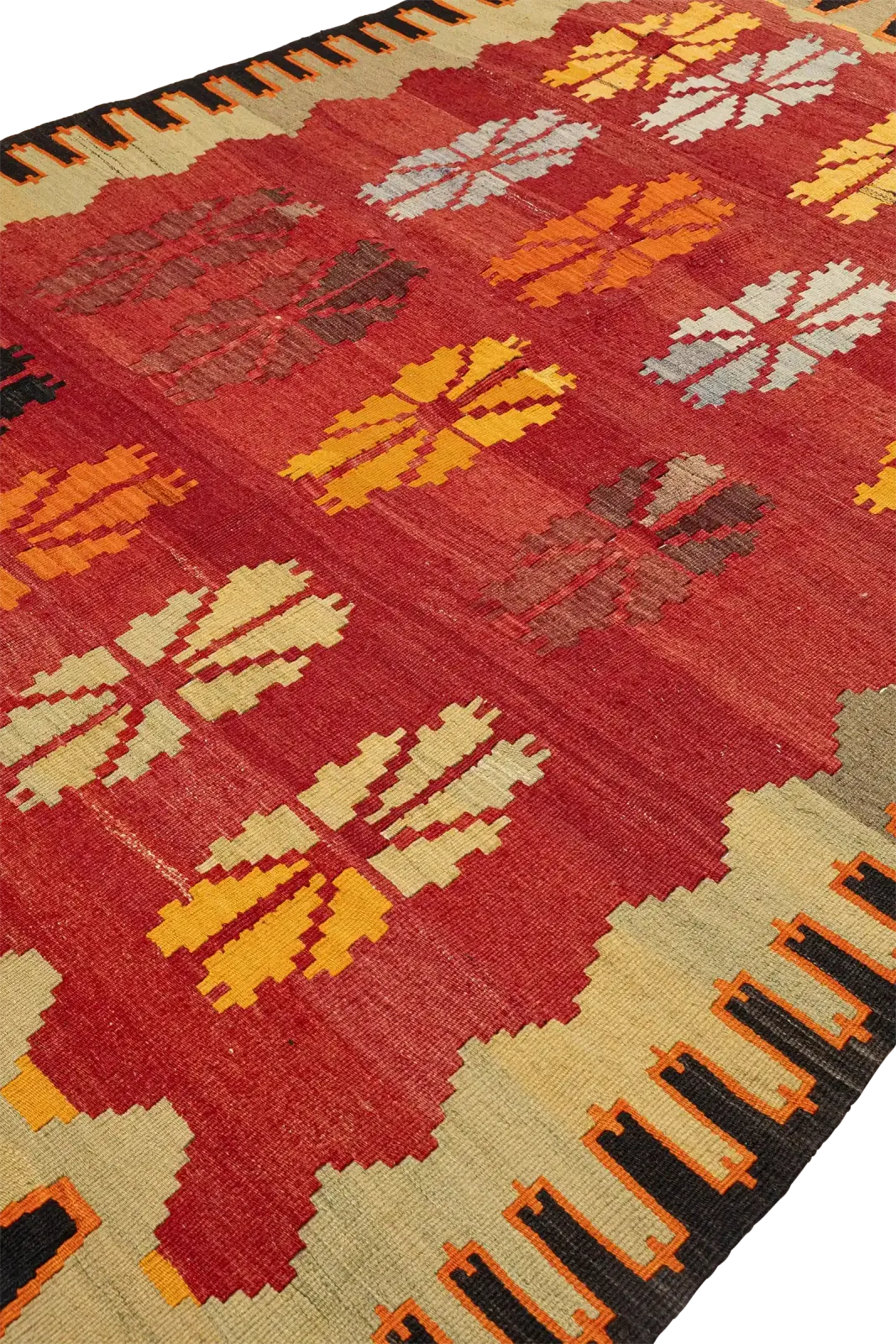 Korkuteli Vintage Kelim 255x159cm photo Textiles