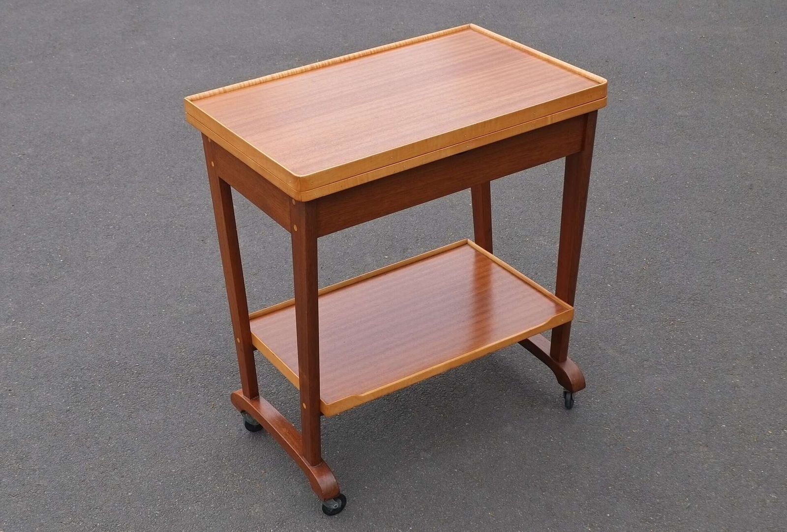 1950’s Fold Over Drinks Or Tea Trolley photo buy