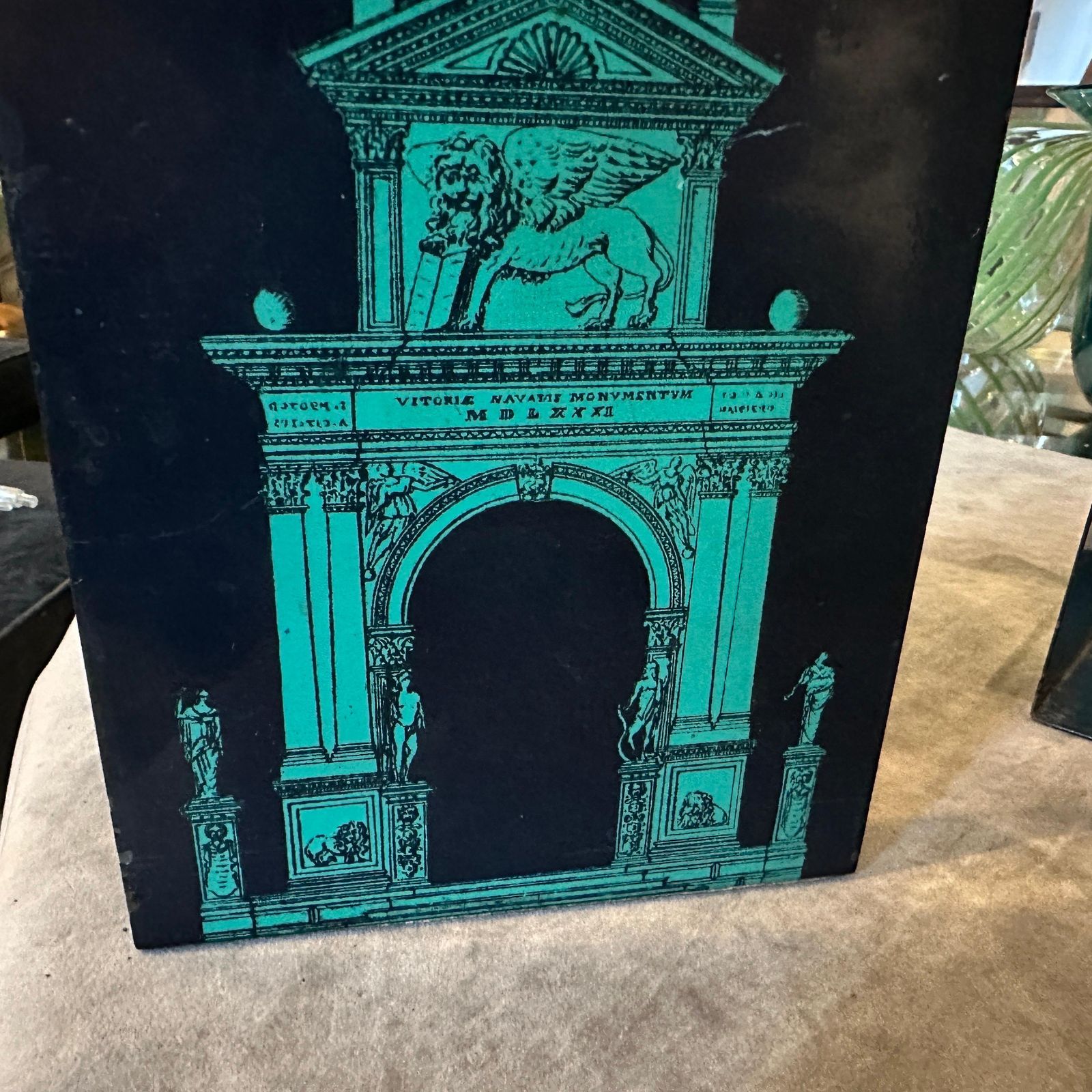 1960s Classical Set Of Two Bookends " Porta Di Venezia " By Piero Fornasetti photo 1633.0