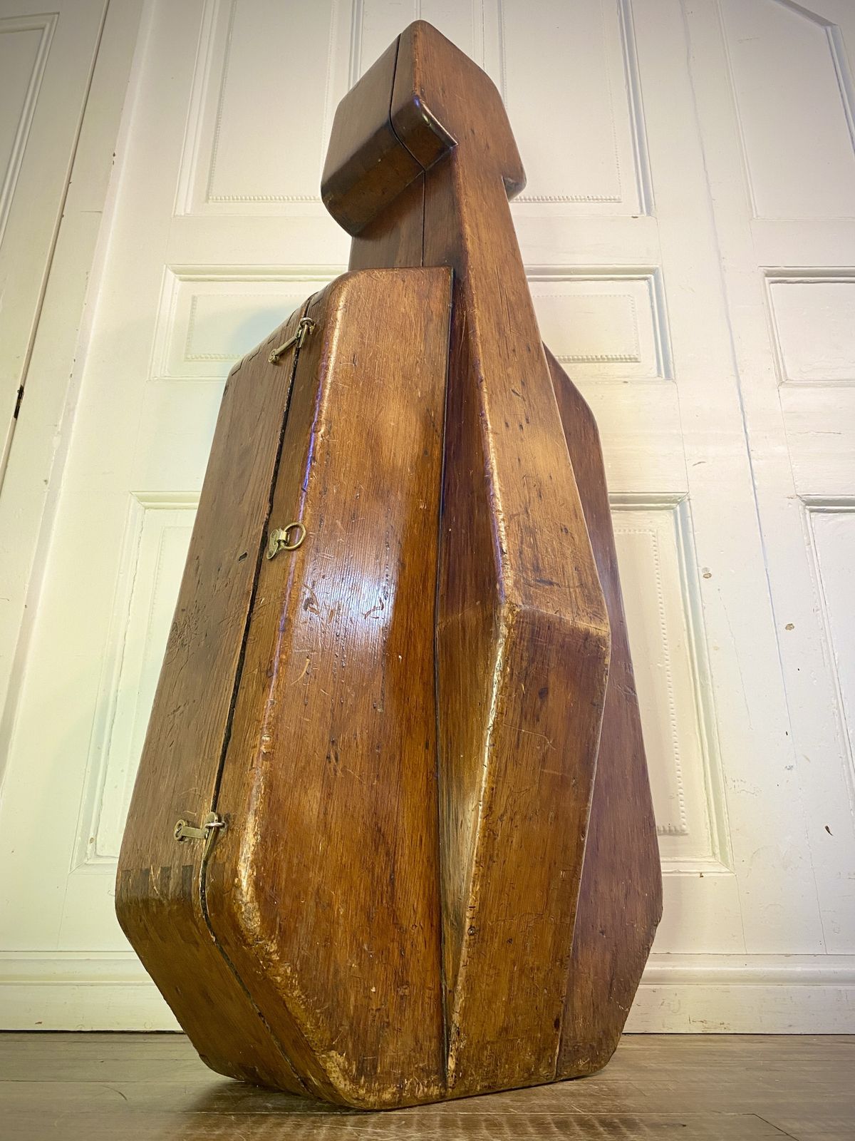 Antique Velvet Lined Cello Case. photo buy