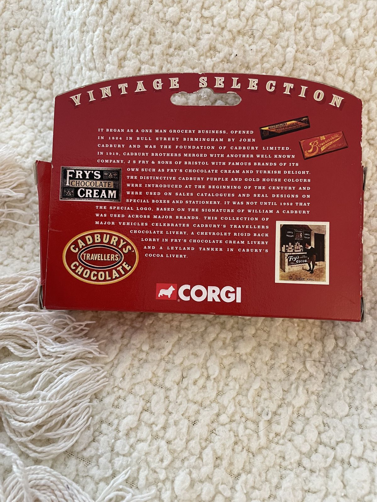Corgi Model Cadburys Bournville Delivery Truck photo for sale