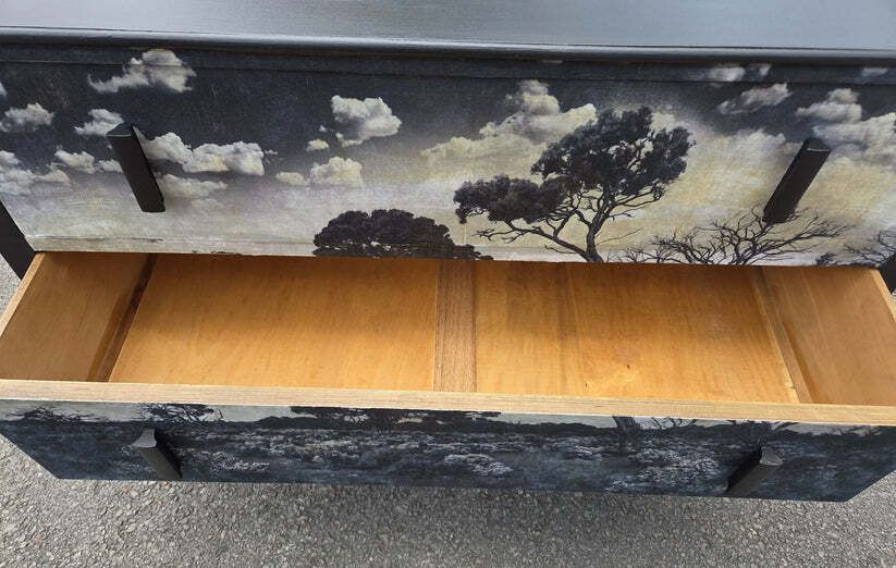 Mid Century 2 Drawer Chest photo Furniture