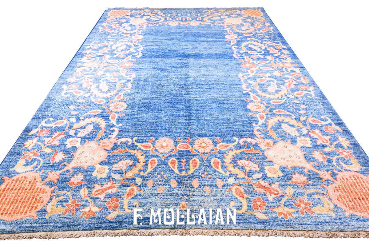 Modern Rug Sky Blue Field Contemporary Design Yadan Deco’ (228×172 Cm) photo furniture