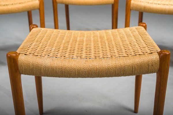 photo vinterior Model 83 Dining Chairs In Teak By Niels Otto Møller For J.L. Møllers, 1960s, Set Of 6