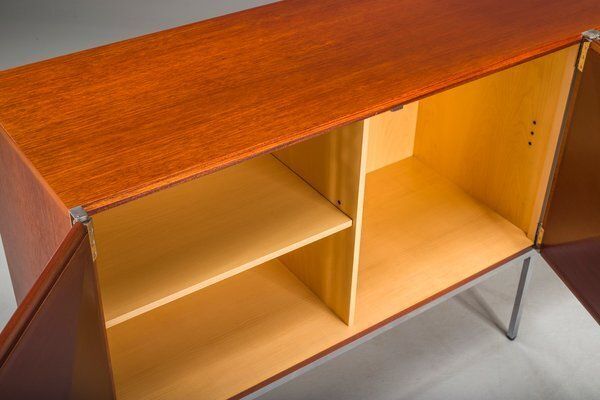 photo furniture Diamond Point Mahogany Credenza By Antoine Philippon & Jacqueline Lecoq For Behr, 1964