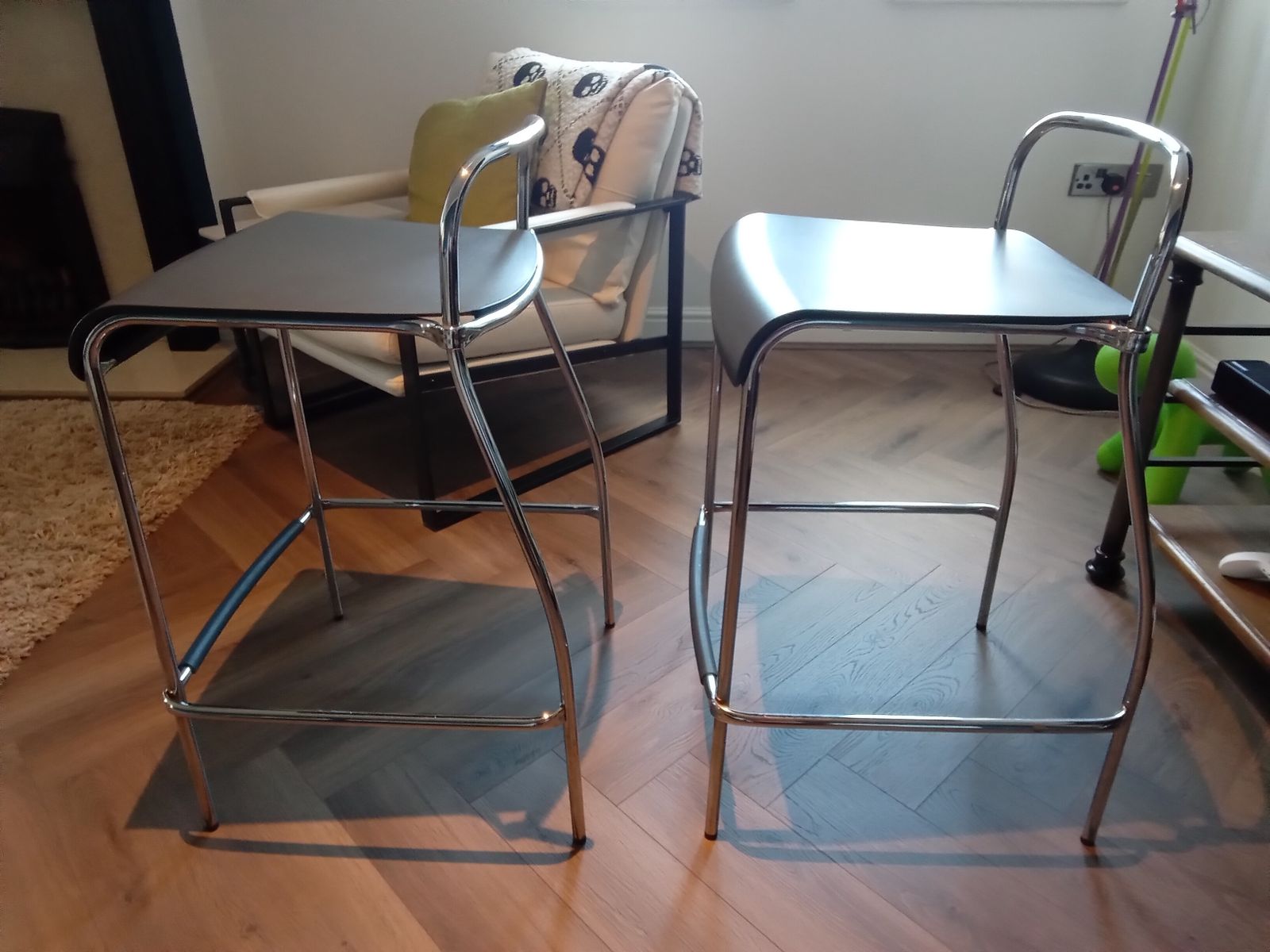 Pair Of Iconic Magis Centomila Bar Stools By James Irvine (1999) photo for sale