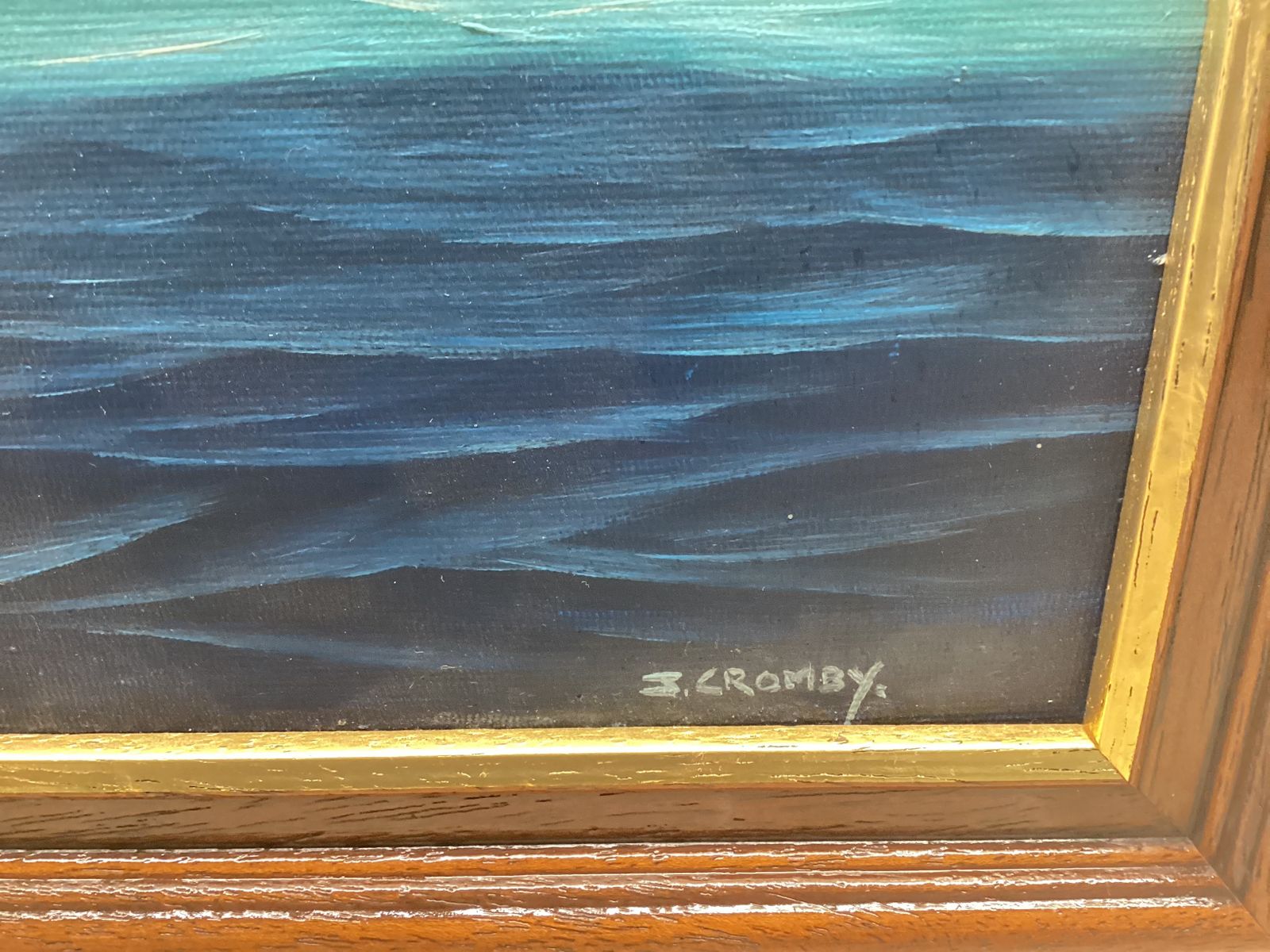 M.V.Staffordshire Bibby Shipping Co At Sea By John Cromby photo Art