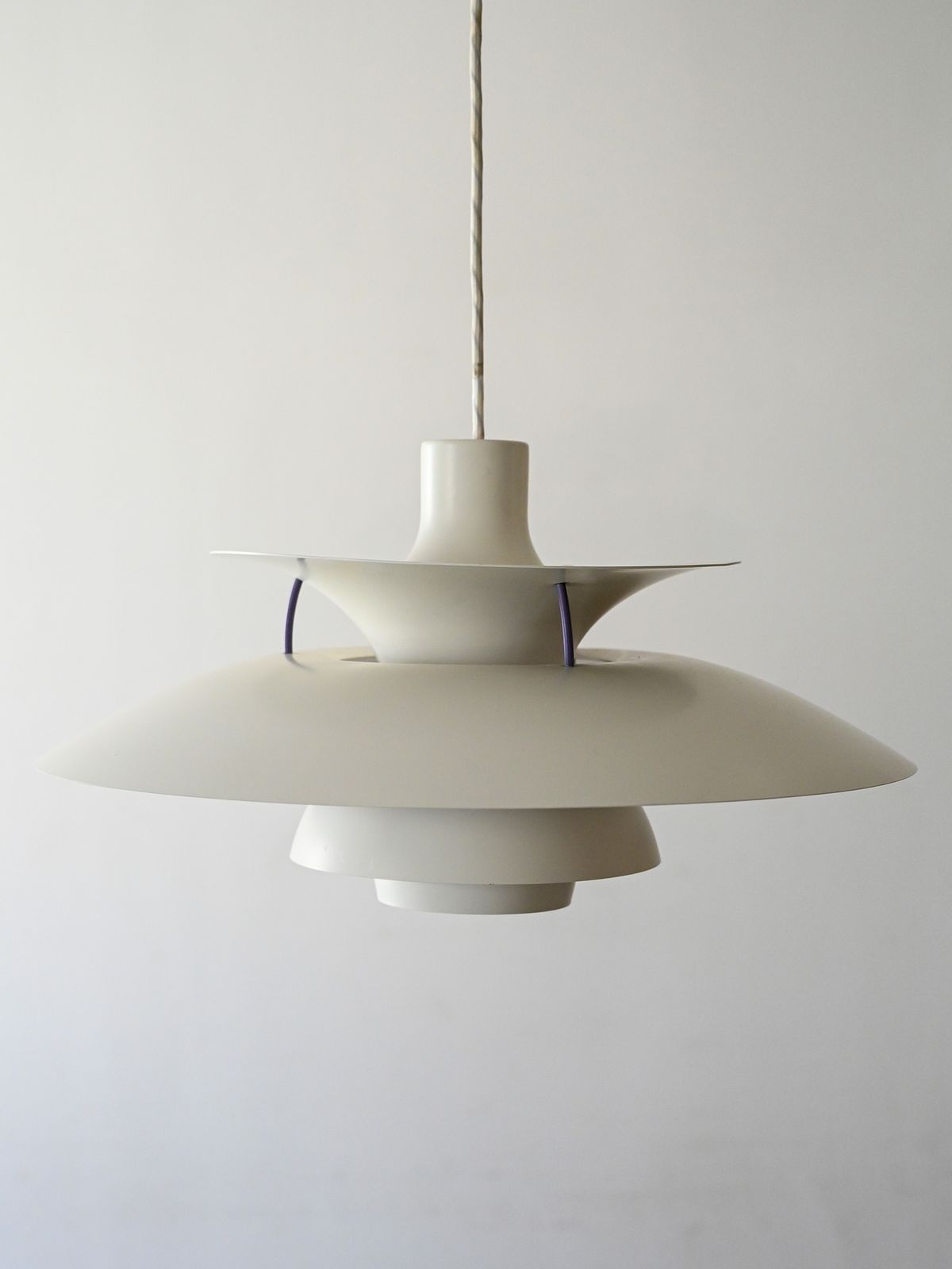 Ph 5 White Chandelier By Poul Henningsen photo furniture