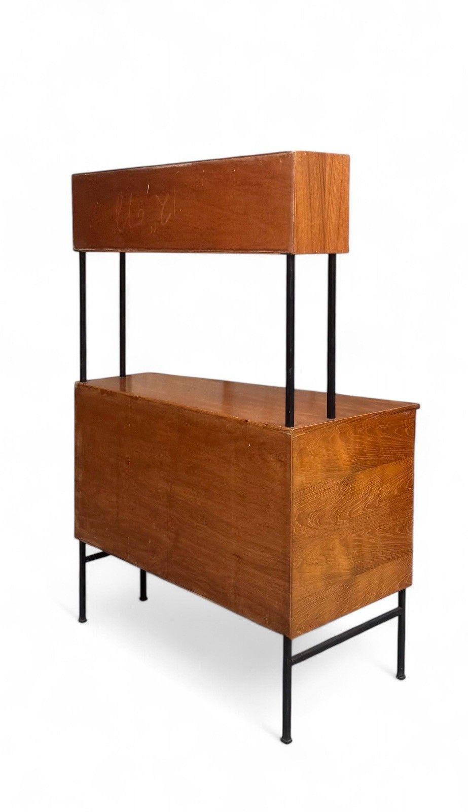 photo for sale Swedish Teak Bookcase Room Divider Drinks Bar Mid Century Retro C1970s