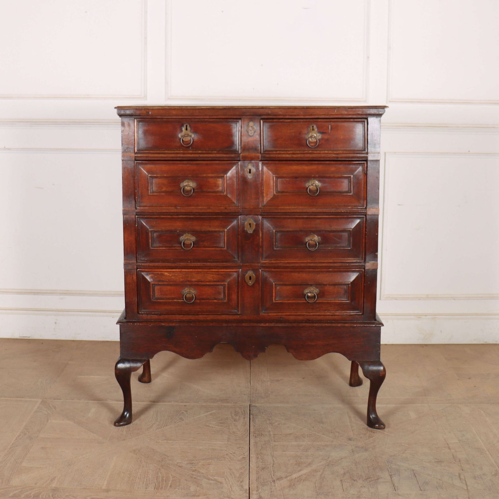 English Chest On Stand, 1700s, Antique