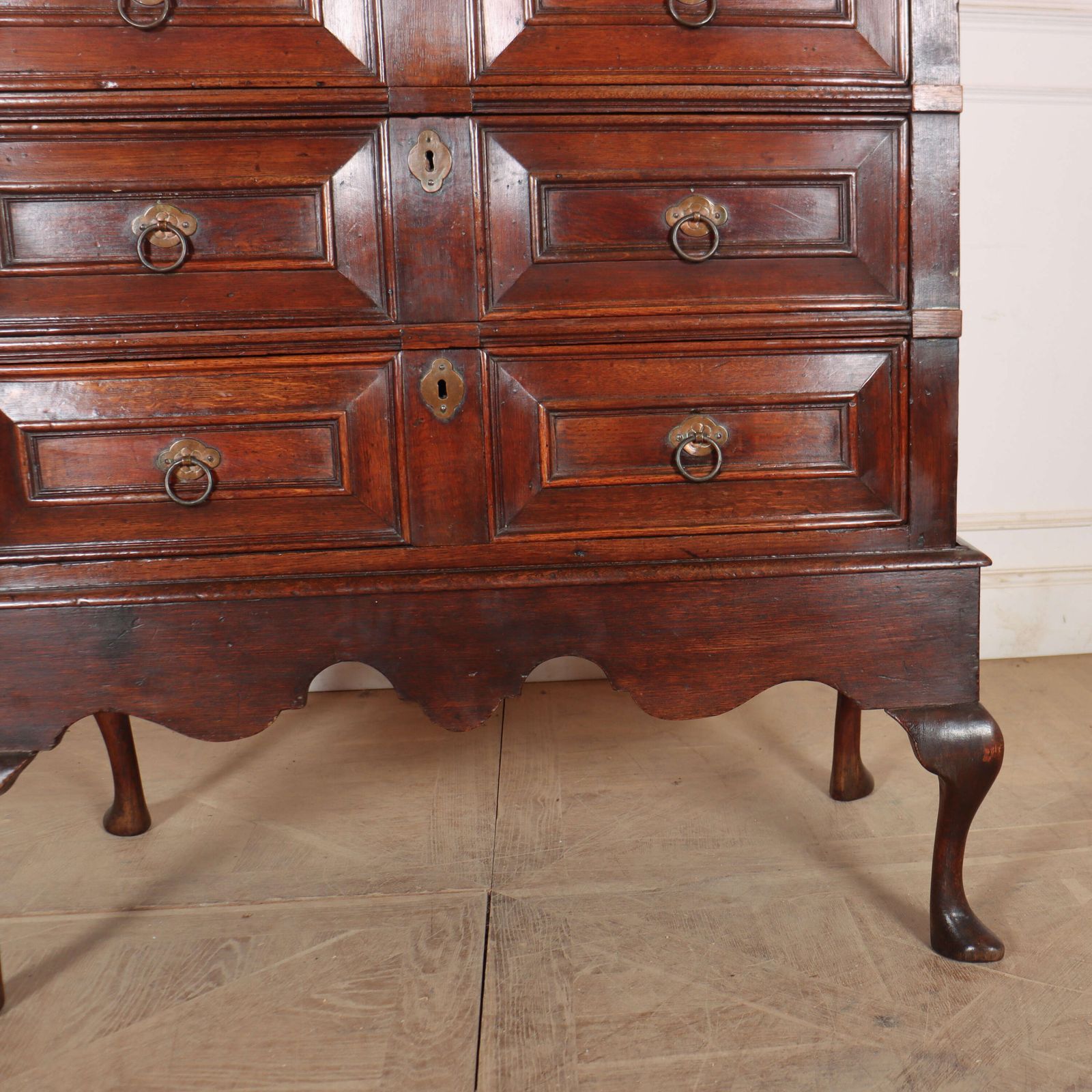English Chest On Stand, 1700s, Antique photo Furniture