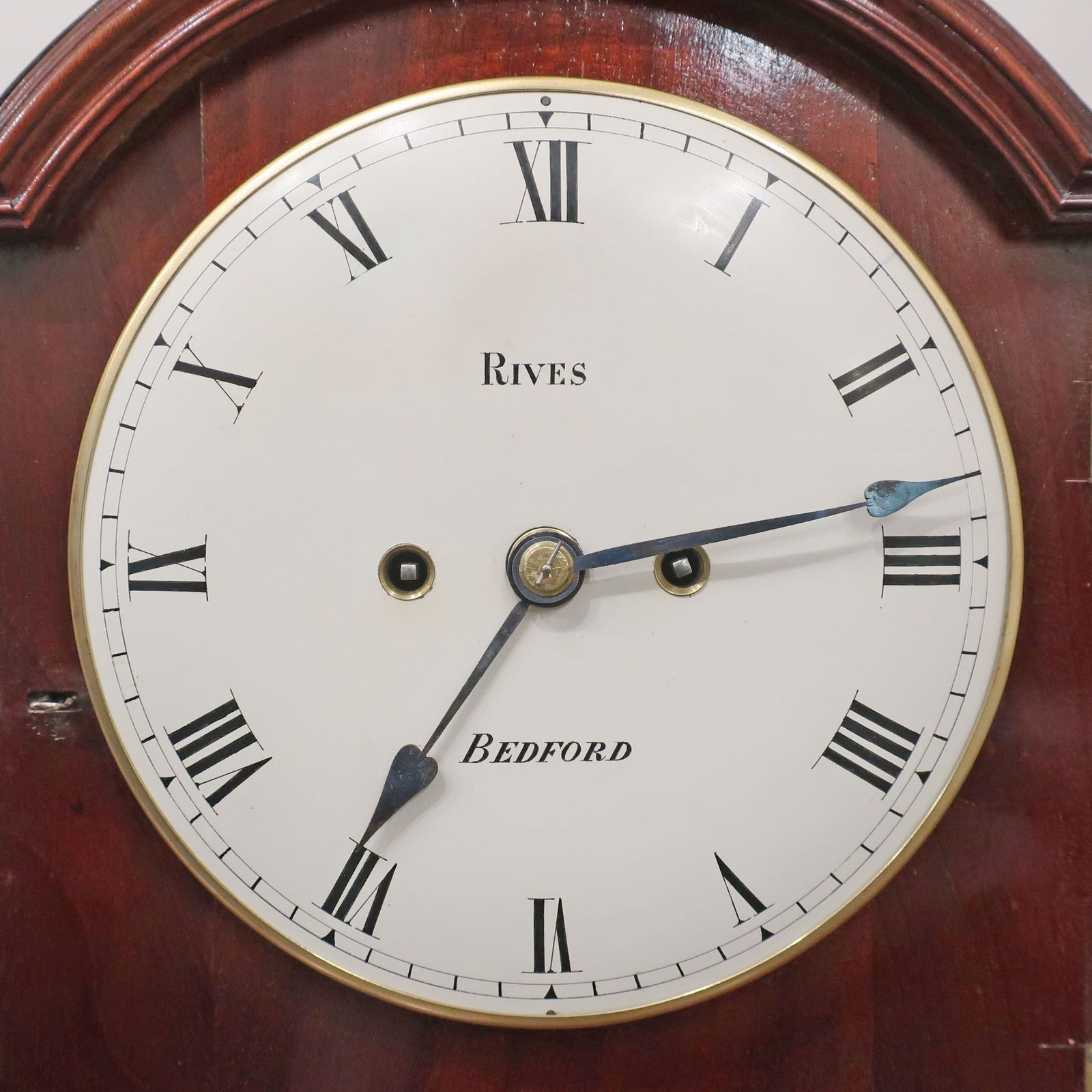 English Regency Mahogany Pad Top Bracket Clock By Rives photo for sale