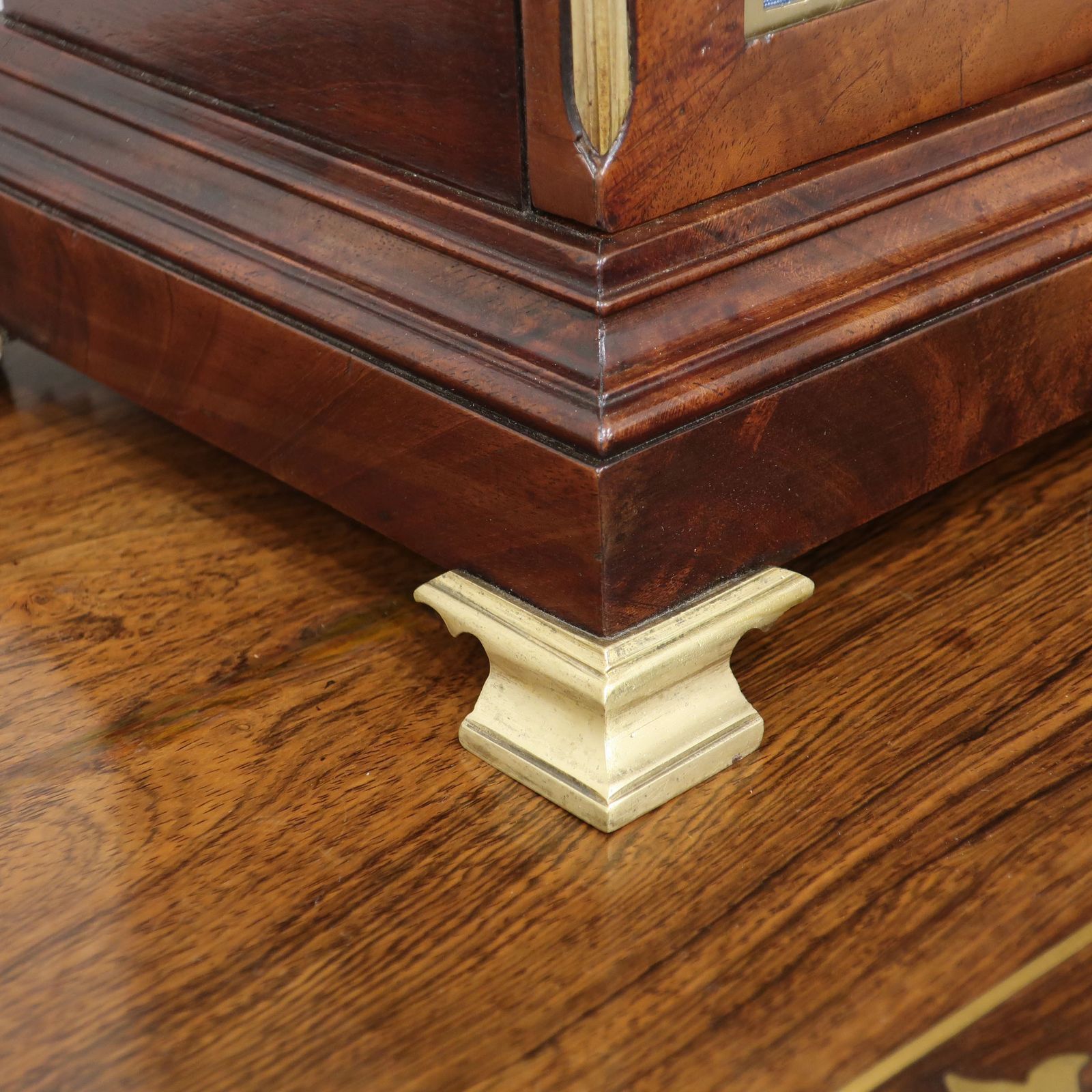 English Regency Mahogany Pad Top Bracket Clock By Rives photo buy