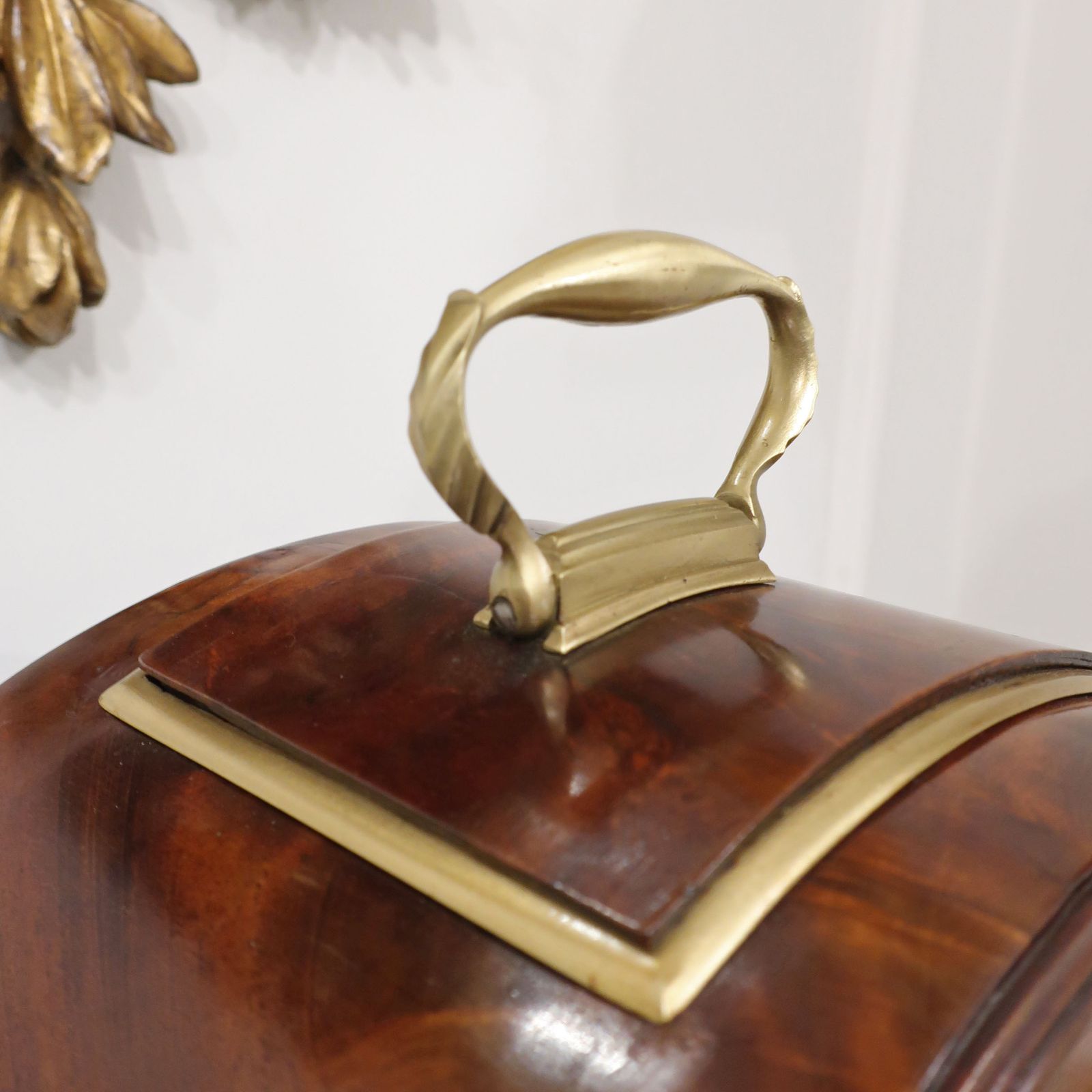 photo furniture English Regency Mahogany Pad Top Bracket Clock By Rives