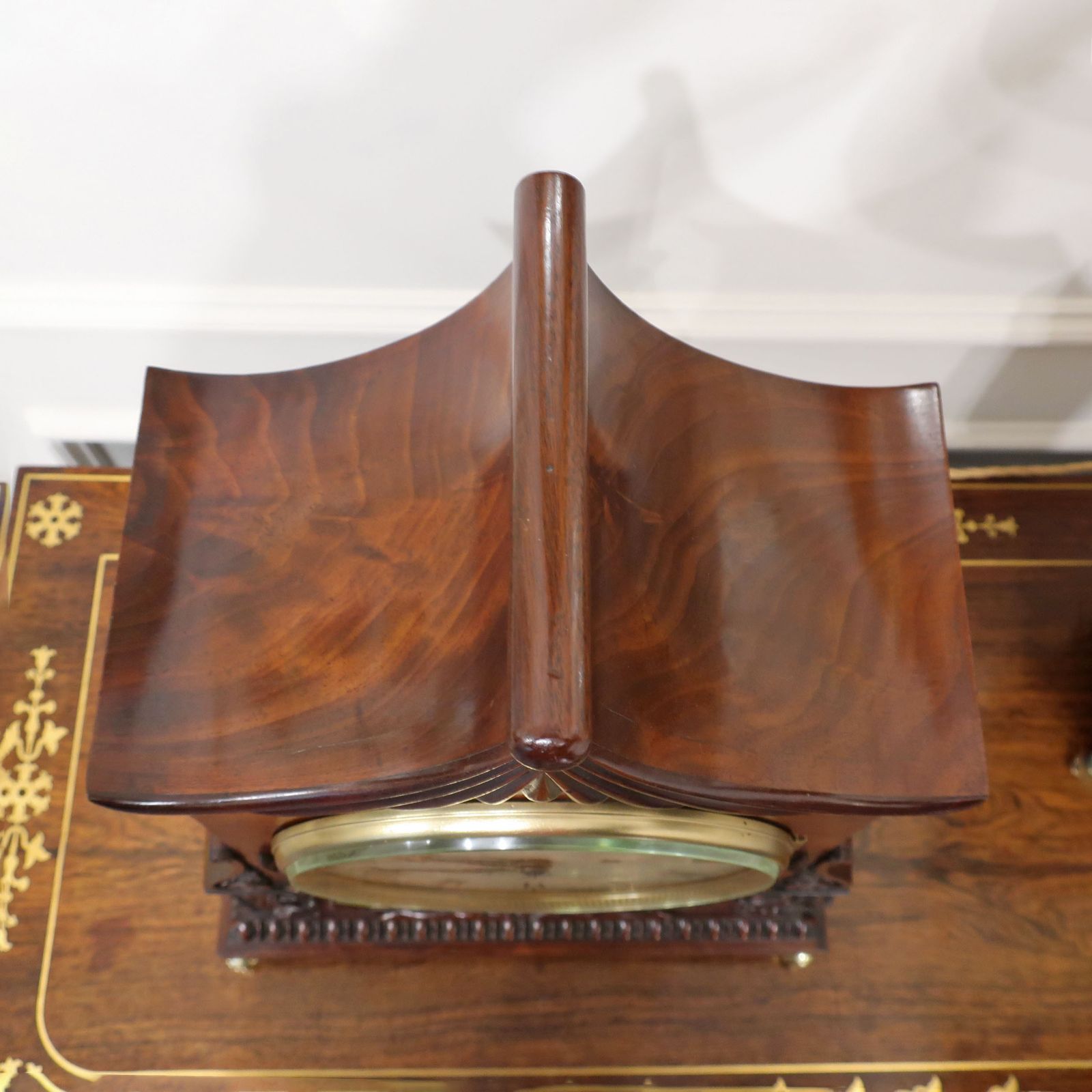 Home Decor English Georgian Mahogany Bracket Clock By Roskell Of Liverpool photo