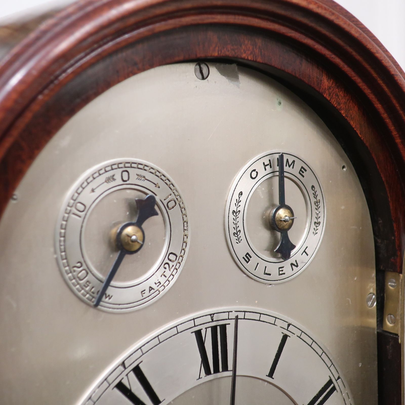 German Victorian Mahogany Ting Tang Striking Bracket Clock By W&H photo for sale