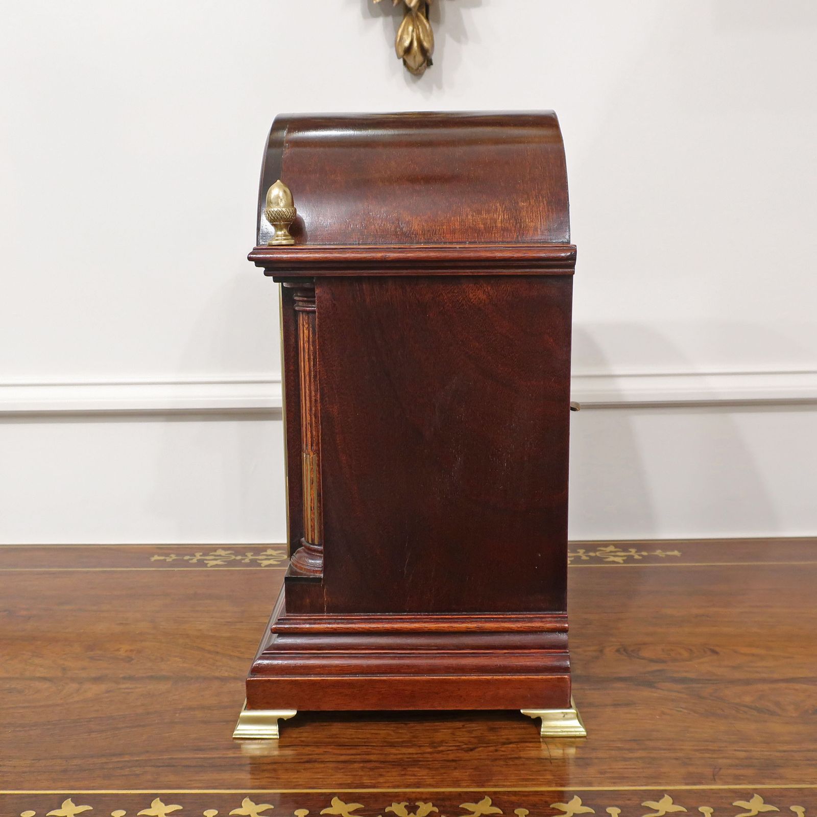 photo furniture German Victorian Mahogany Ting Tang Striking Bracket Clock By W&H
