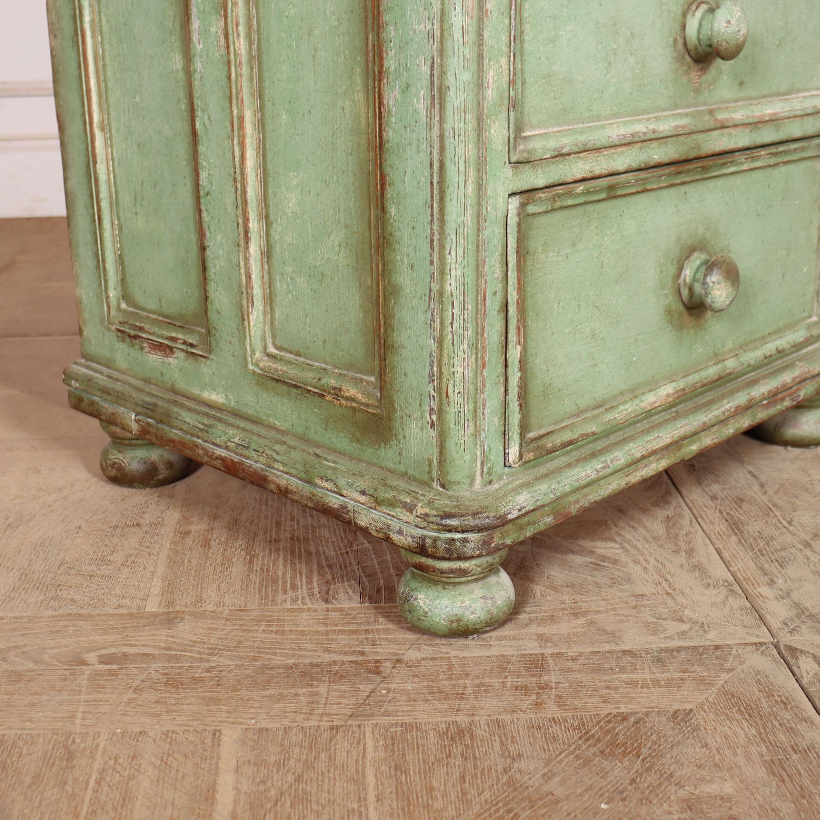 photo furniture English Painted Dresser Base, 1800s