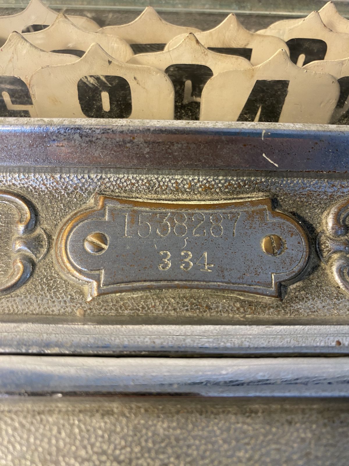 850.0 'National' Cash Register, Antique Till, Chrome Candy / Barber Shop. photo