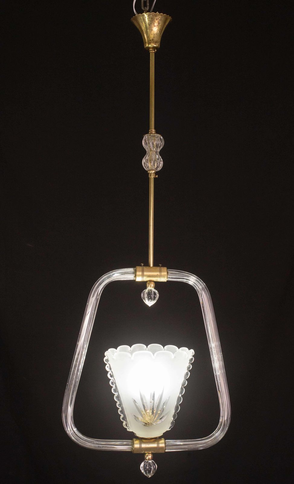 Charming Liberty Barovier And Toso Chandelier, 1940s photo furniture