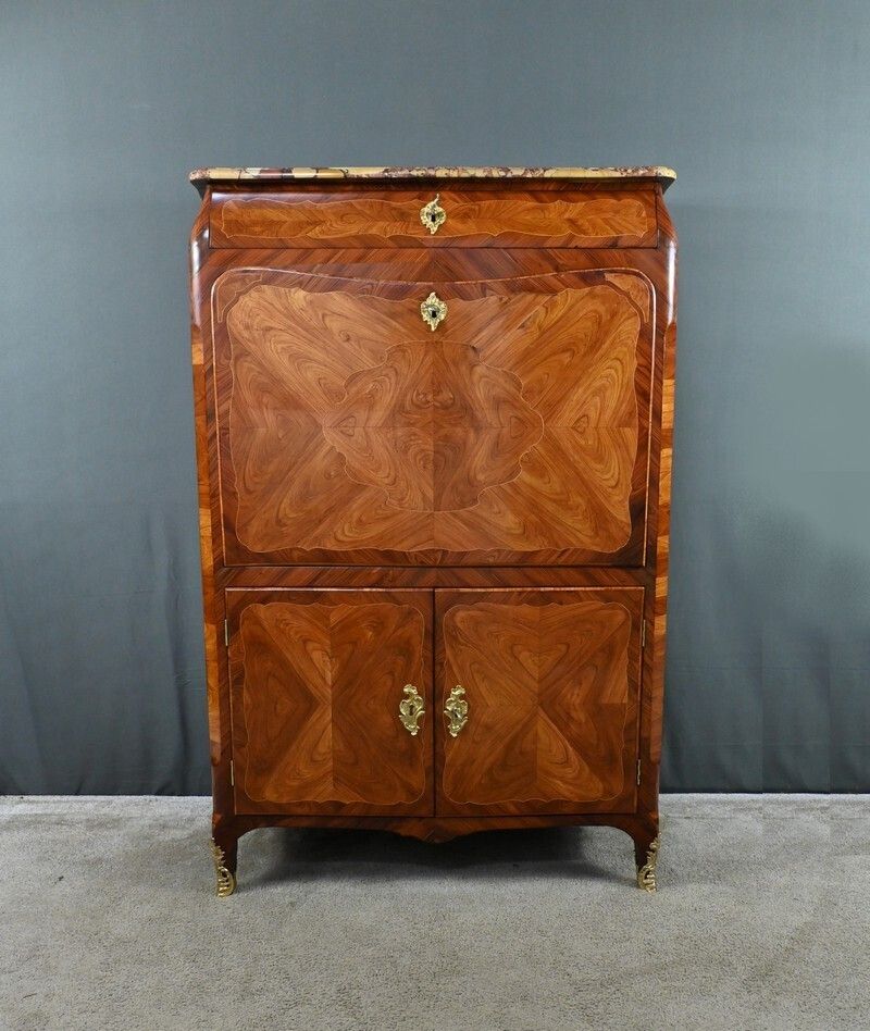 Secretary Louis XV Louis XVI – Late 18th Century photo furniture