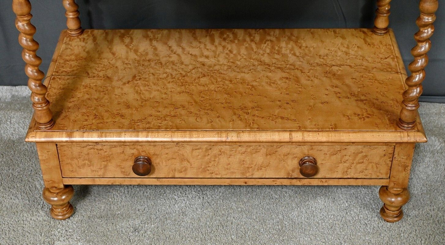 Sideboard In Speckled Maple Burl – Late 19th Century photo vintage