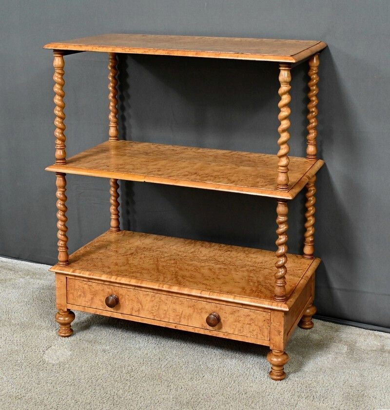 photo buy Sideboard In Speckled Maple Burl – Late 19th Century