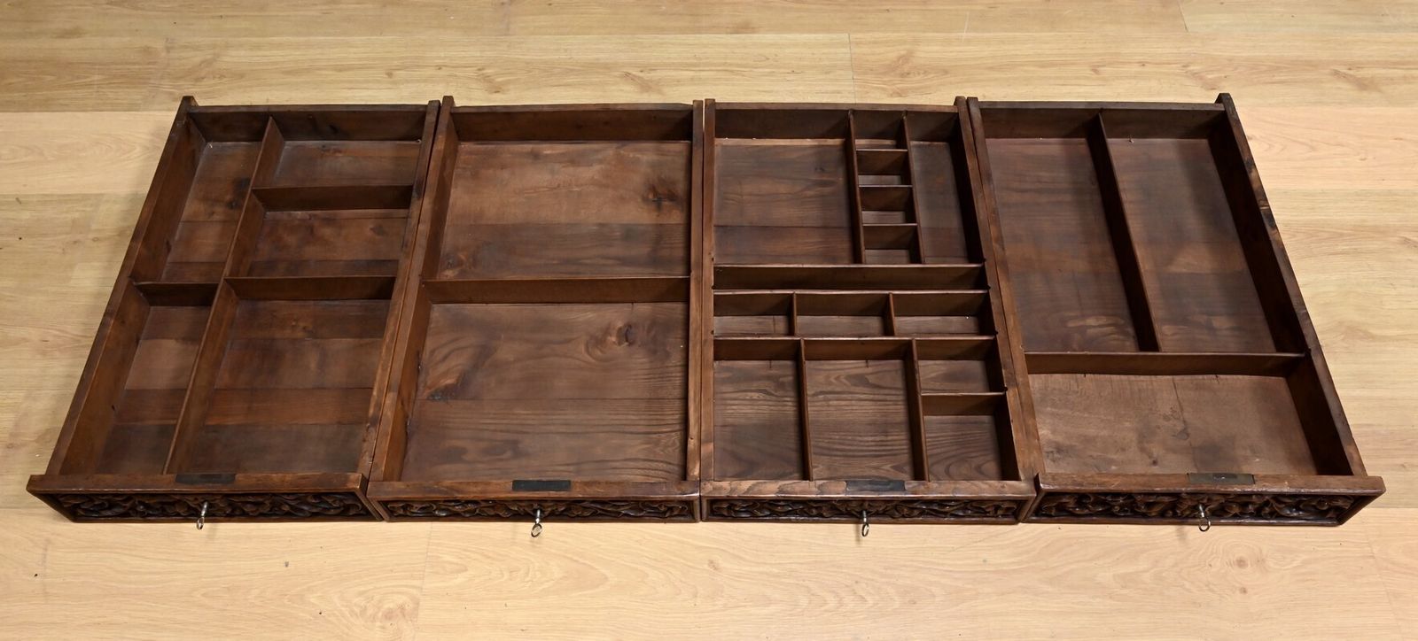 photo buy Oak Desk, Neo Gothic Style – Late 19th Century