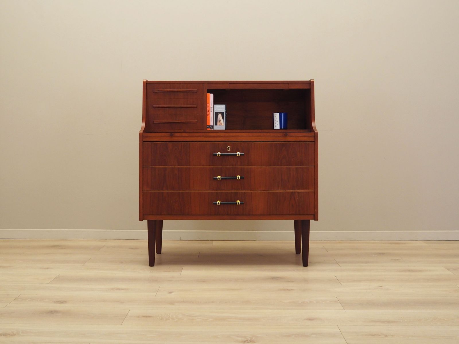 Teak Secretary, Danish Design, 1970s, Production: Denmark photo furniture