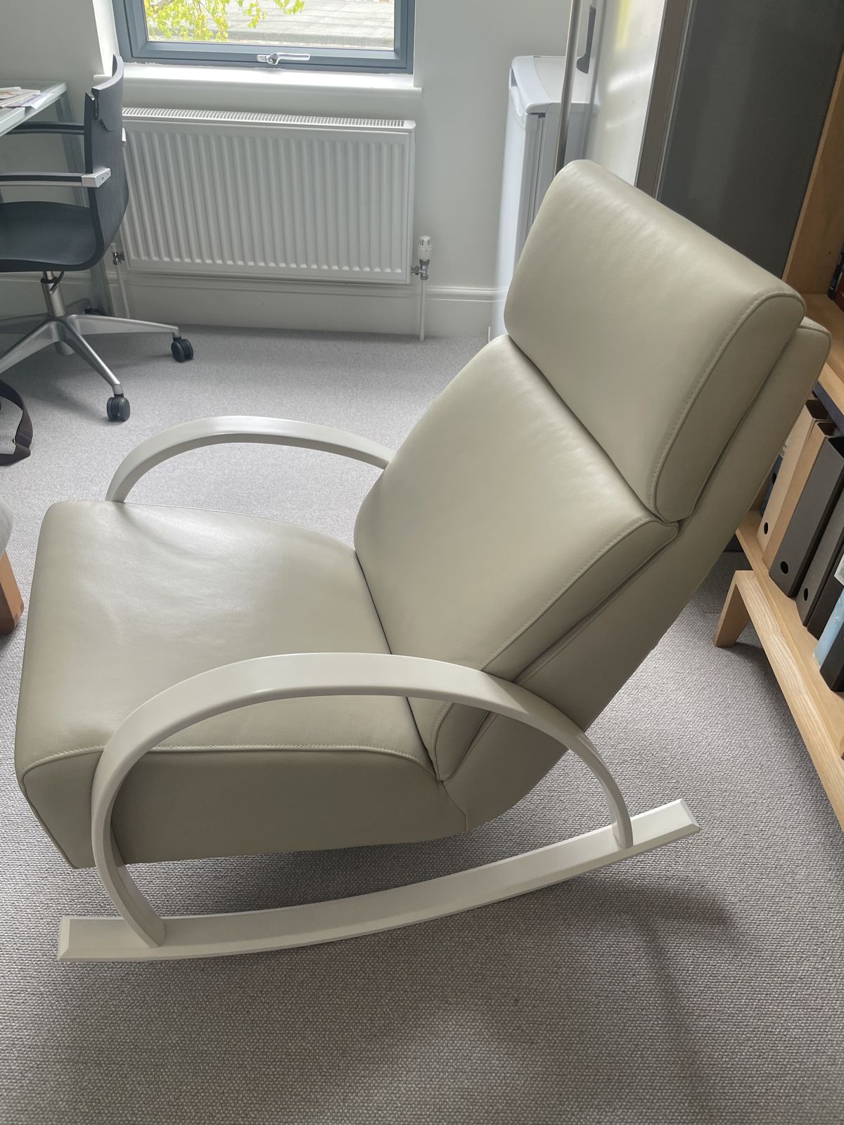 Leather Rocking Chair   Nursery   £900 New photo for sale
