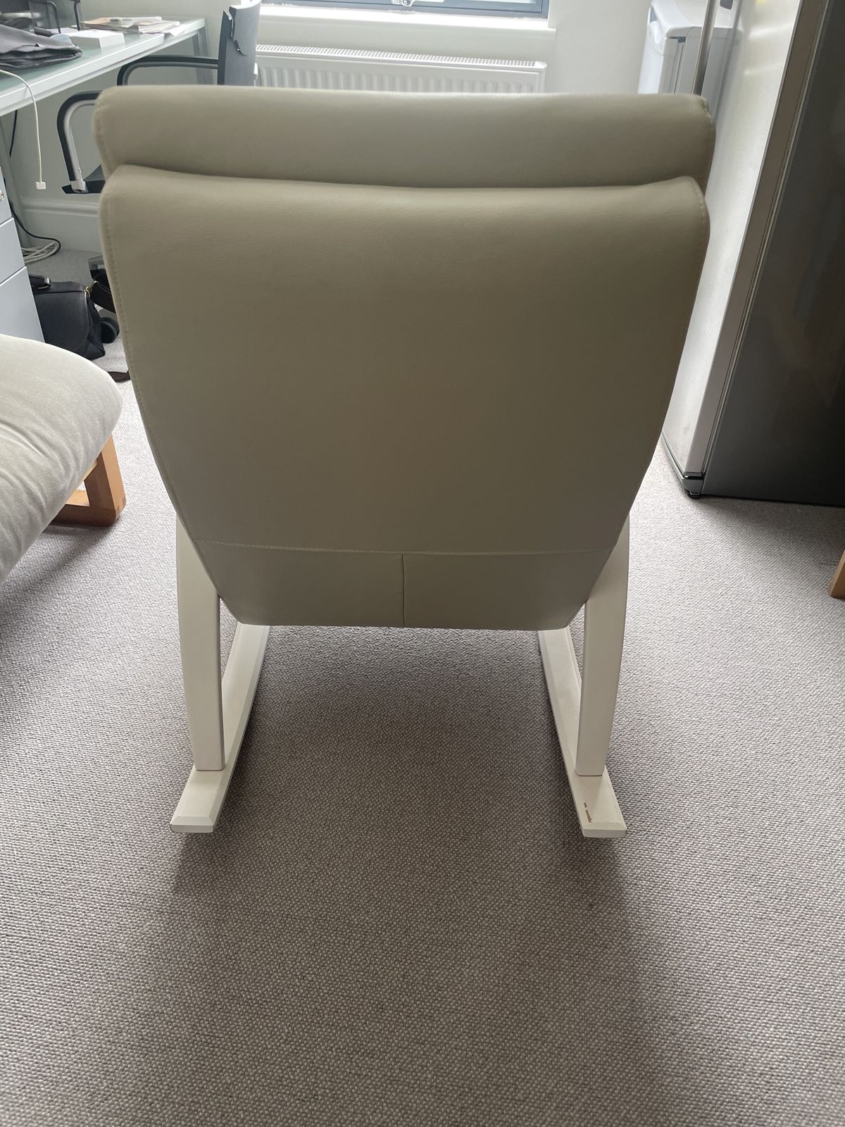 Leather Rocking Chair   Nursery   £900 New photo Furniture