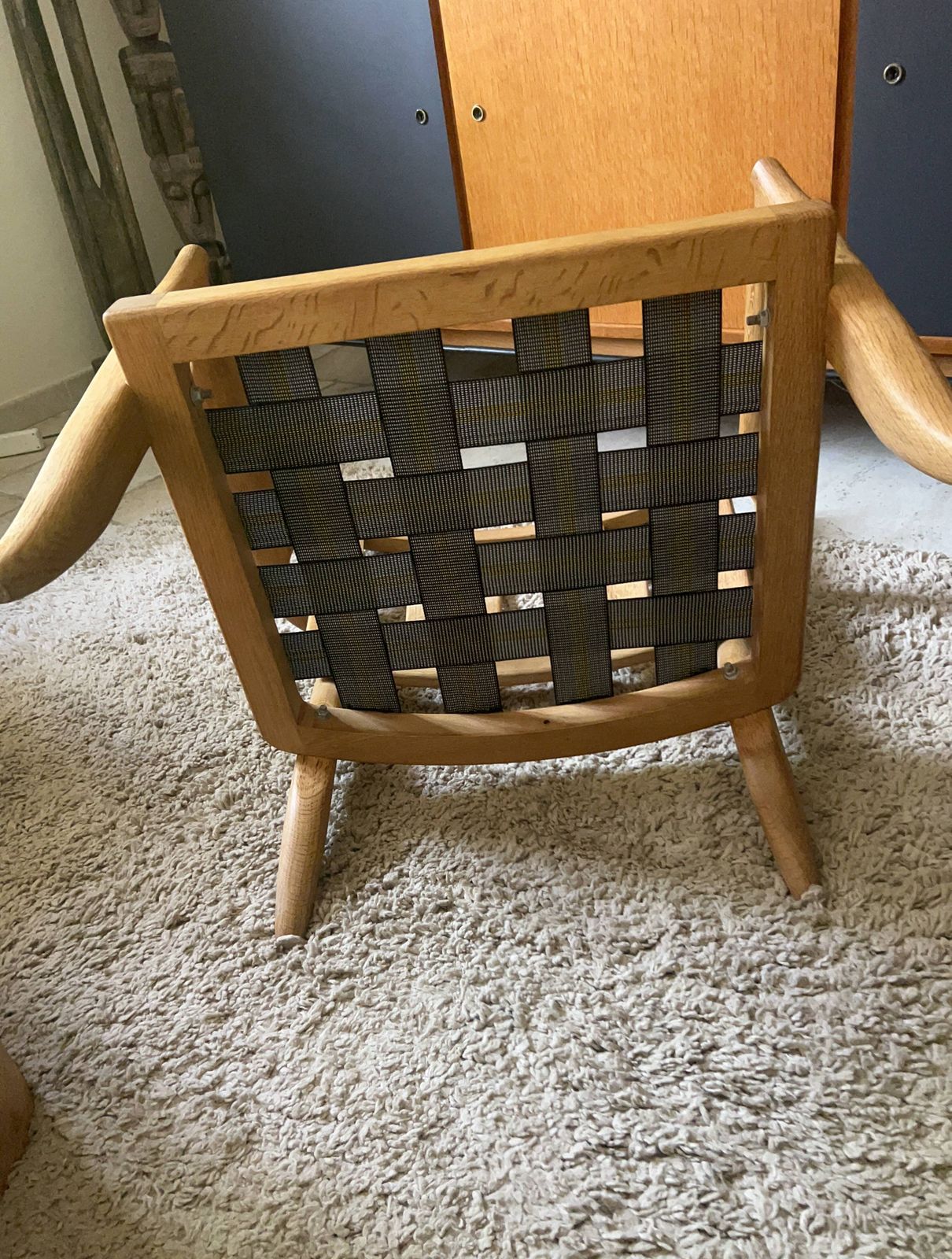 photo furniture Guillerme Et Chambron, José Oak Armchair, Edition Votre Maison 1960