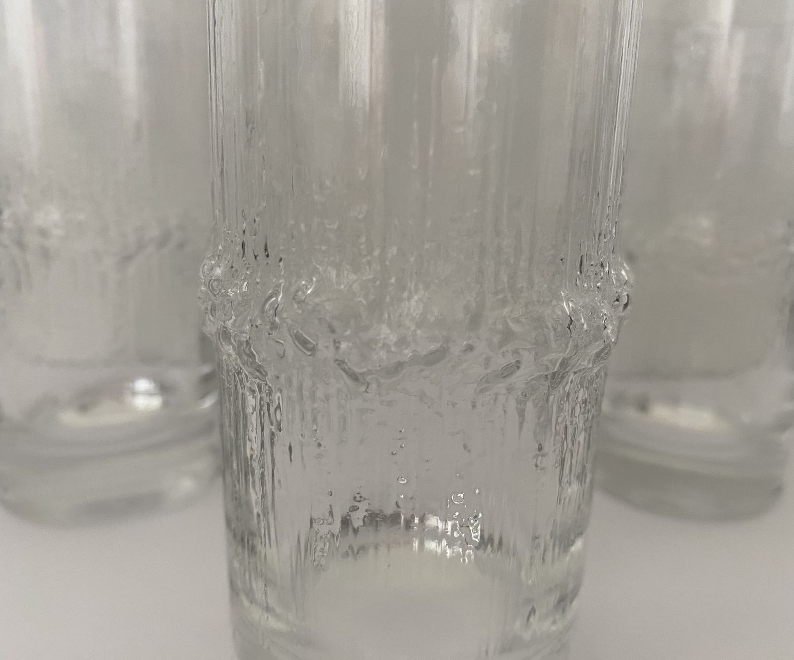 Finnish Art Glass, Iittala, 1970’s, ‘Niva’ Design Range, Liquor/Shot Glasses X3 photo buy