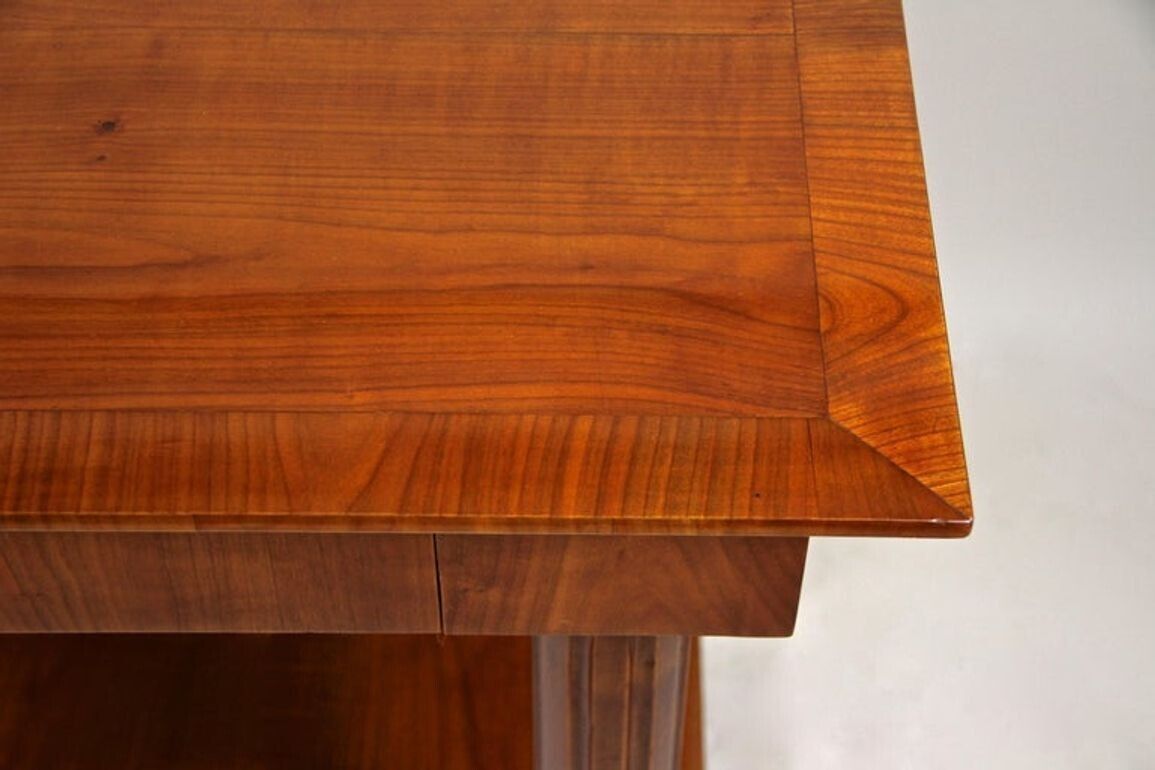 19th Century Biedermeier Wall Console, Cherrywood, At Circa 1860 photo 3650.0