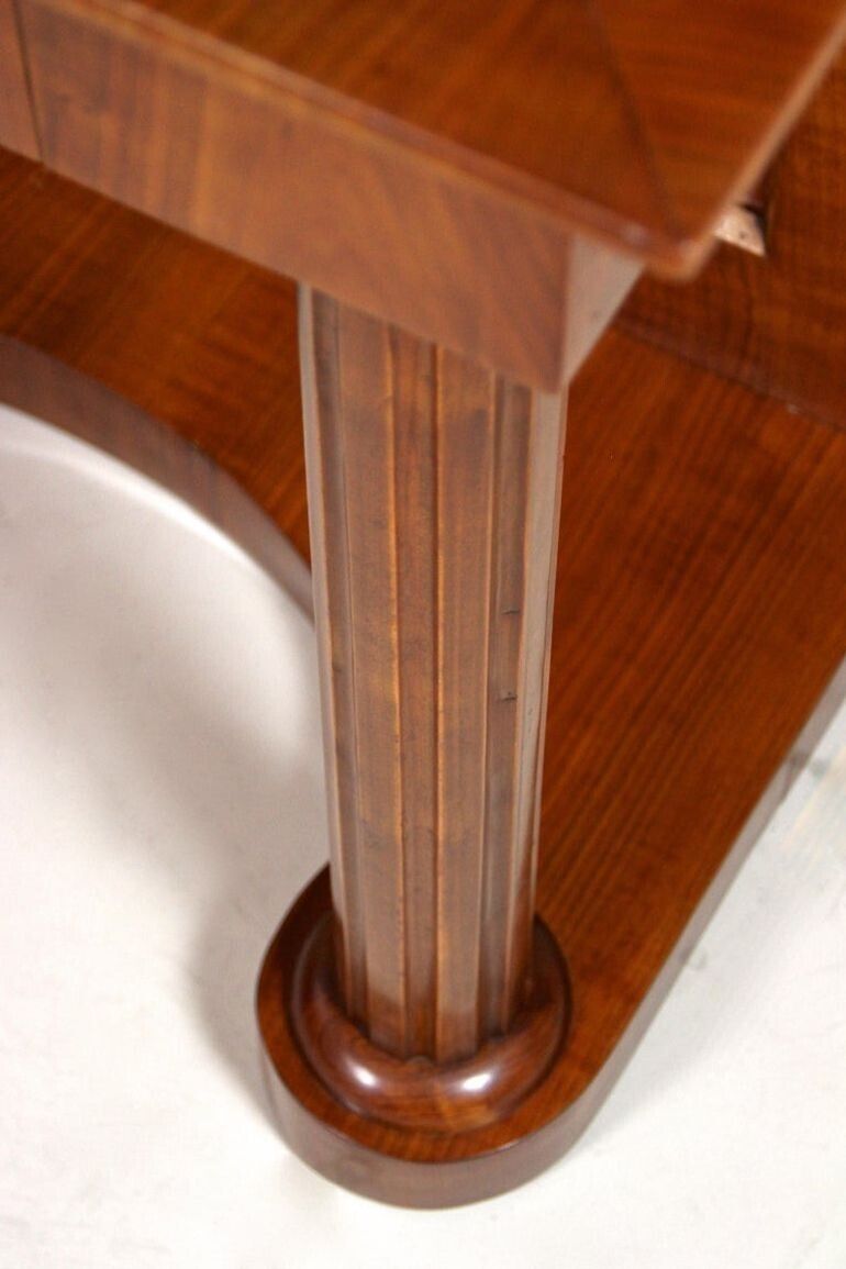 photo vinterior 19th Century Biedermeier Wall Console, Cherrywood, At Circa 1860