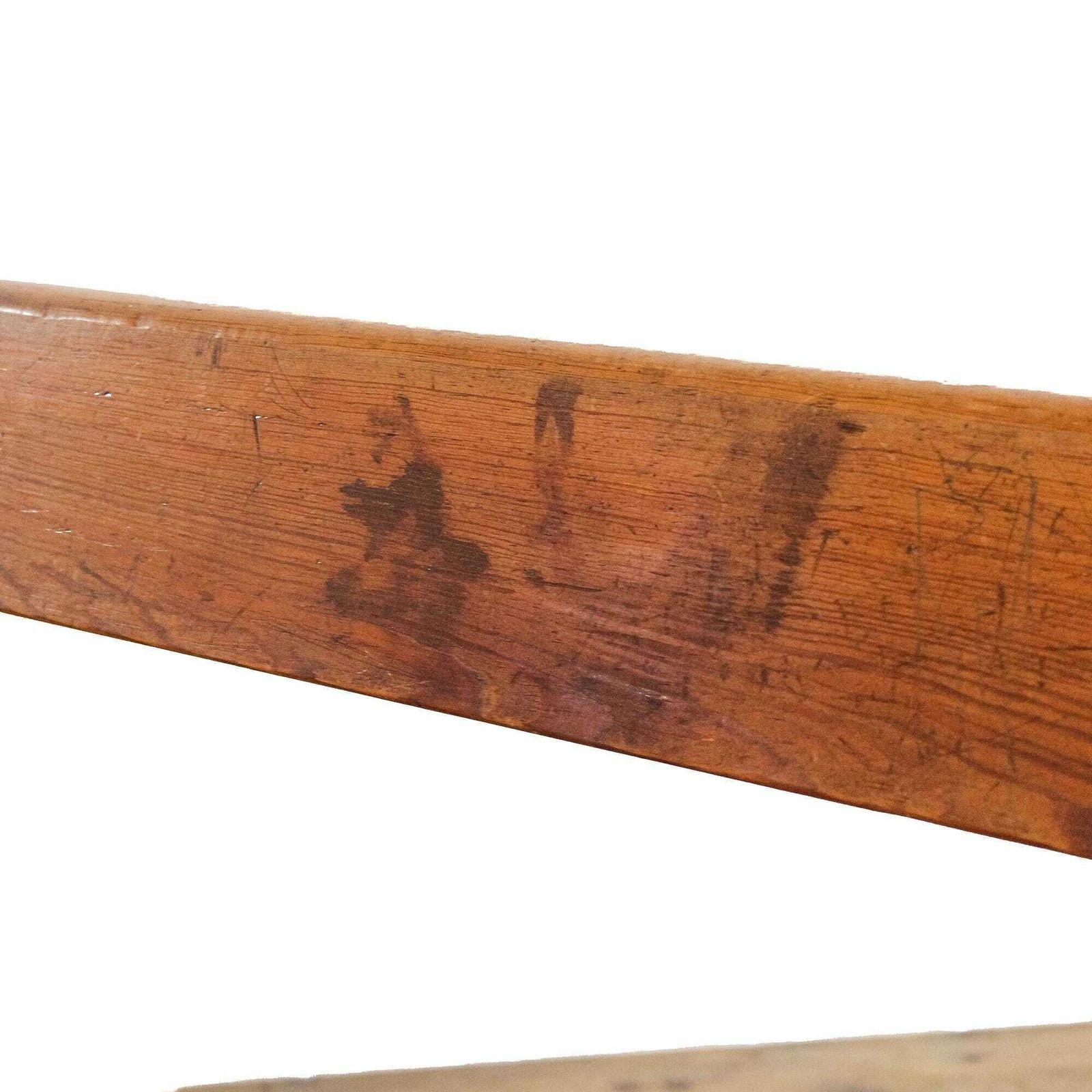 Antique Pine Flip Over Railway Bench | Antique Furniture | Antique Bench | Antique Pitch Pine Bench (M 5890) photo vinterior
