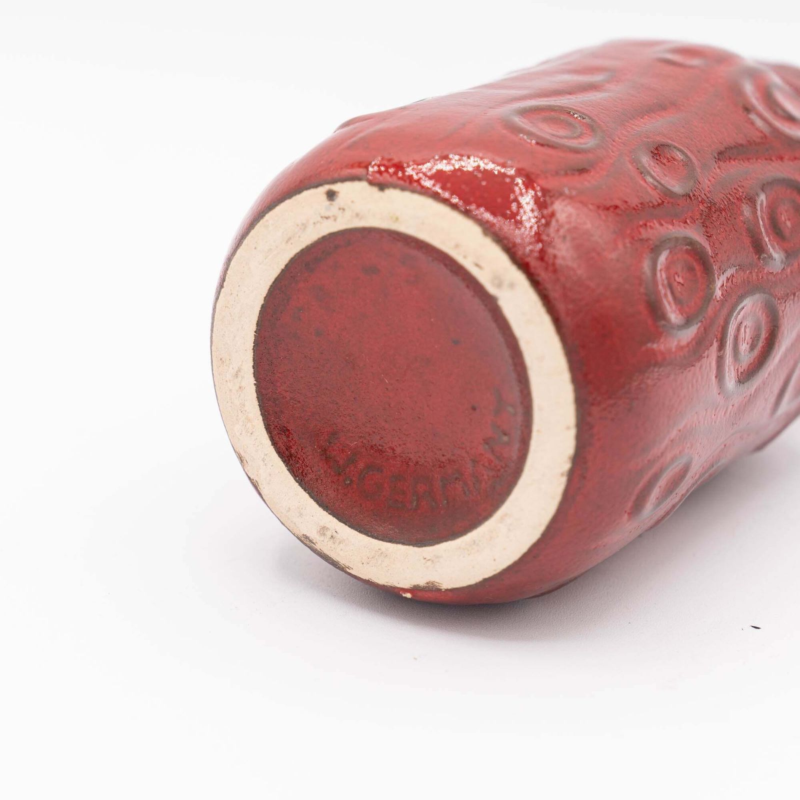 Red "Koralle" Vase   Scheurich   Form 285 15   C1970s photo buy